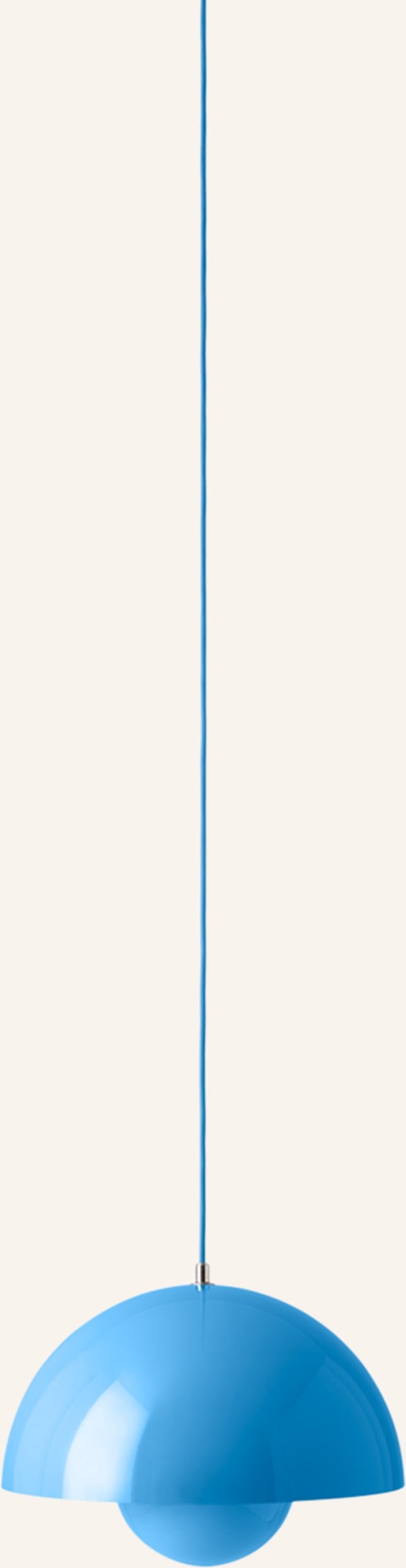 &Tradition Pendelleuchte Flowerpot vp7 blau