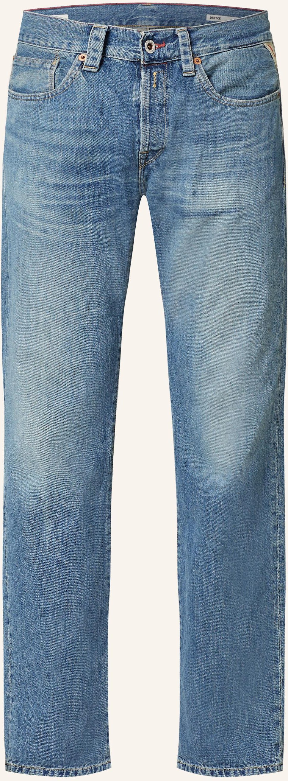 Replay Jeans Deryck Regular Fit blau