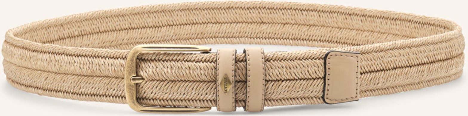 Lottusse Gürtel Geflochten beige