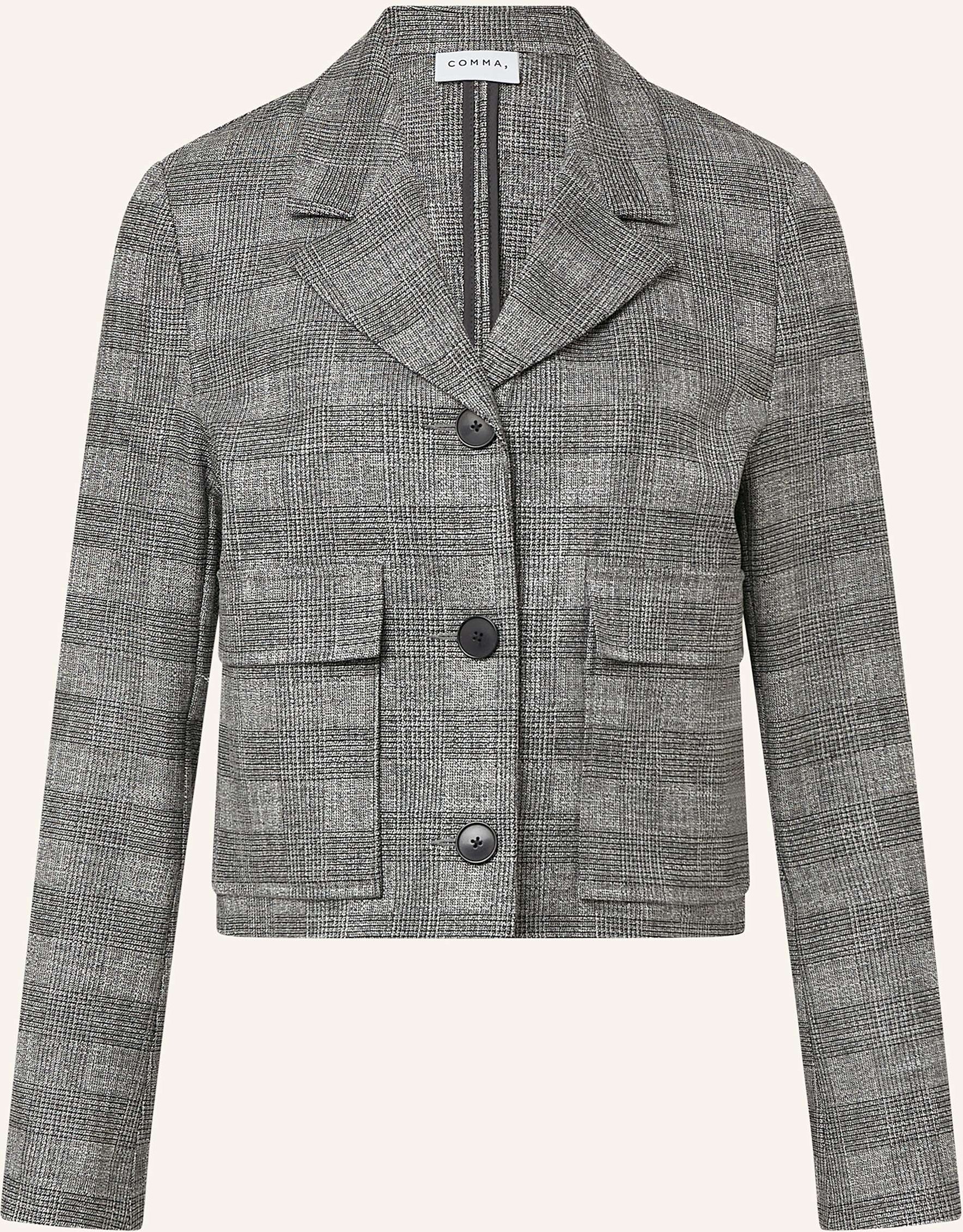 Comma Kastenjacke grau