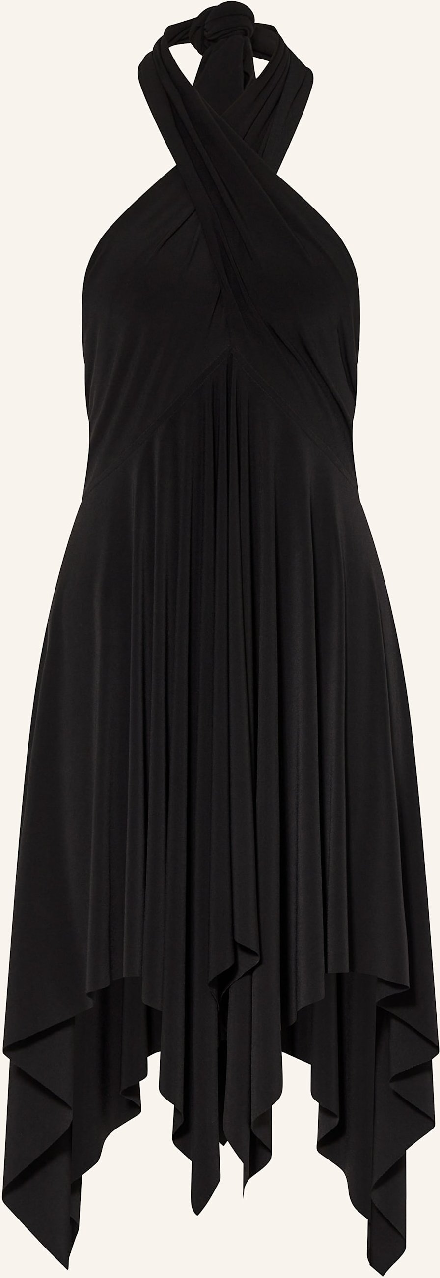 Norma Kamali Jerseykleid schwarz