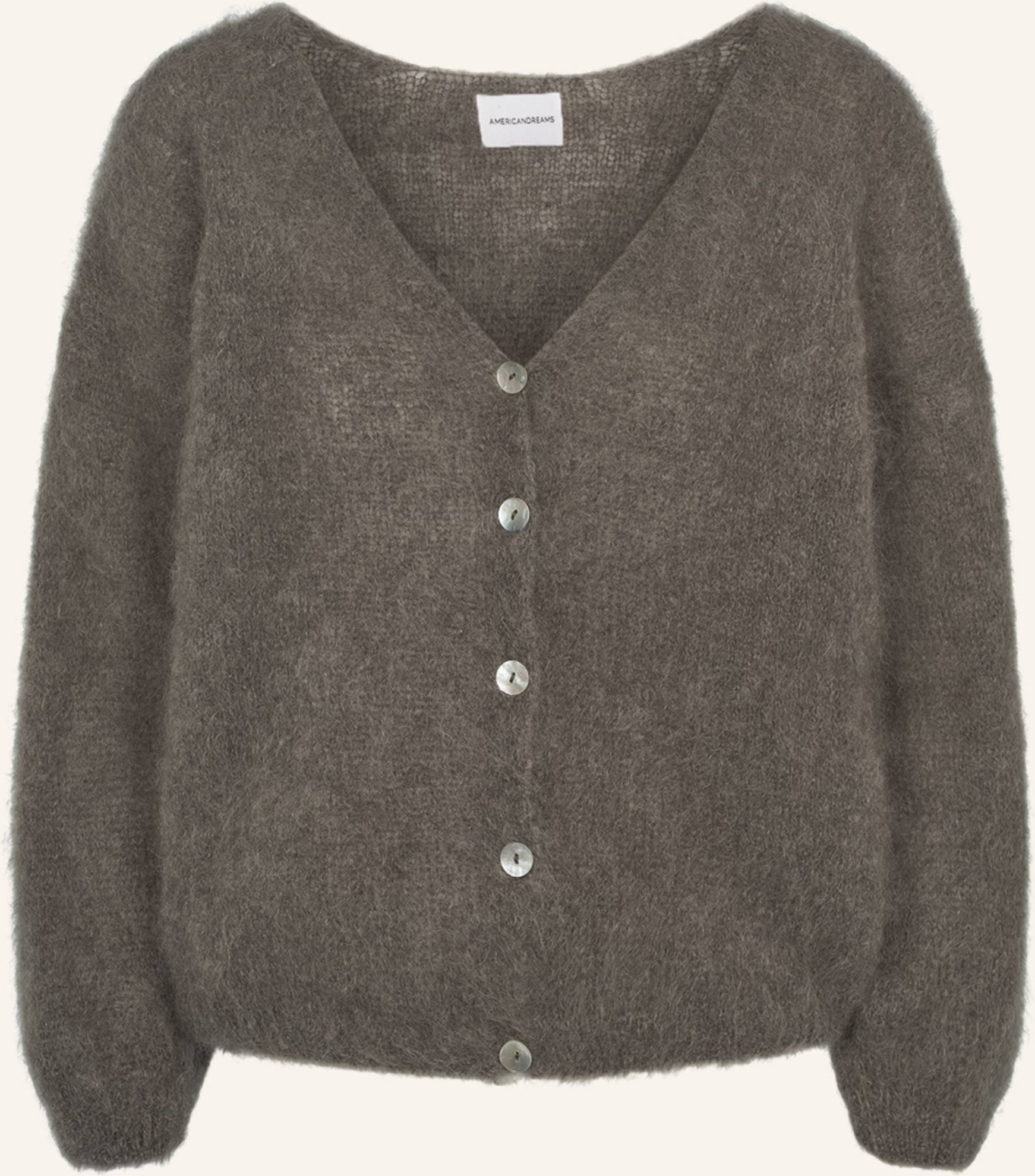 Americandreams Strickjacke Cornelia gruen