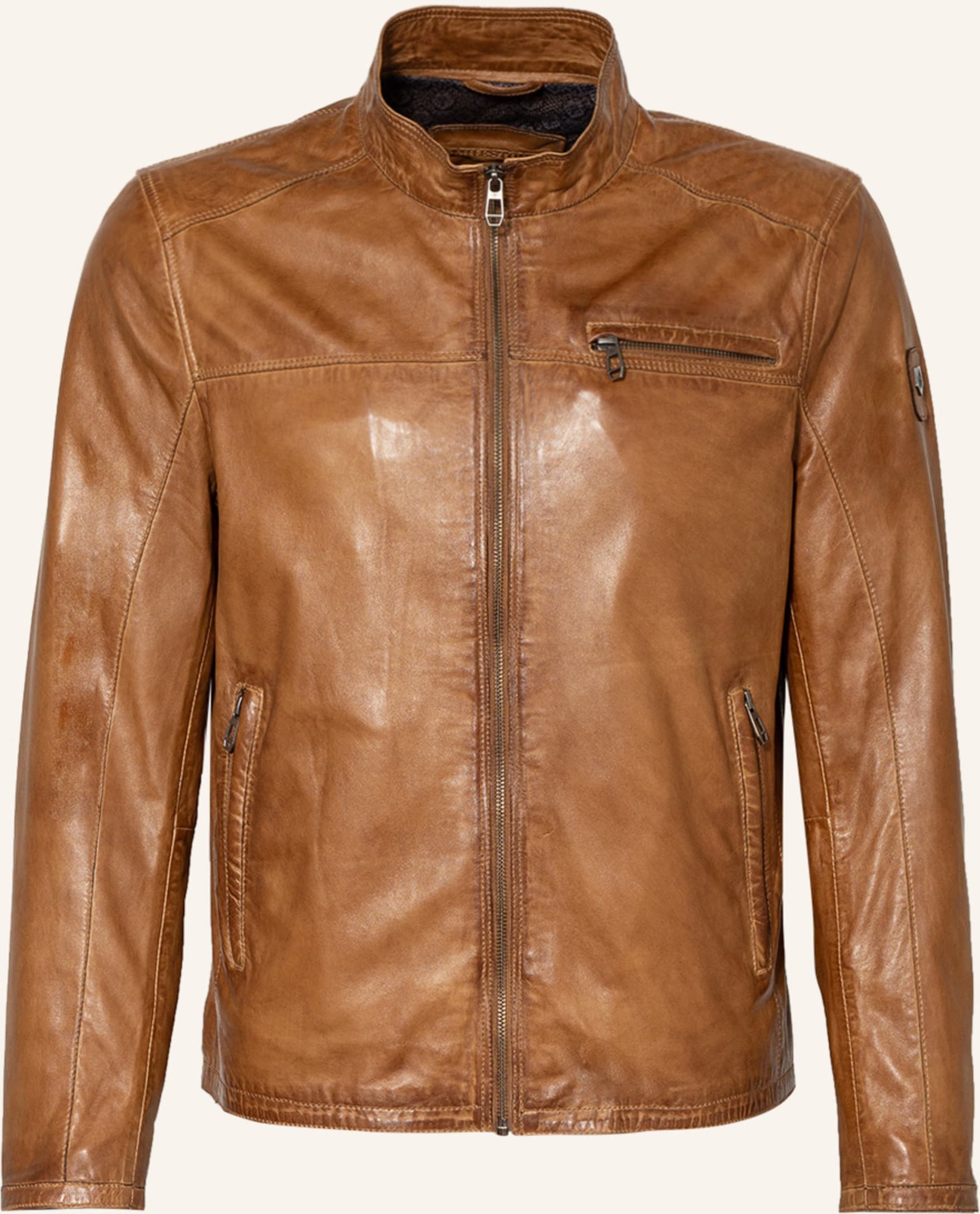 Thumbnail - Milestone Lederjacke Ms-Marco braun