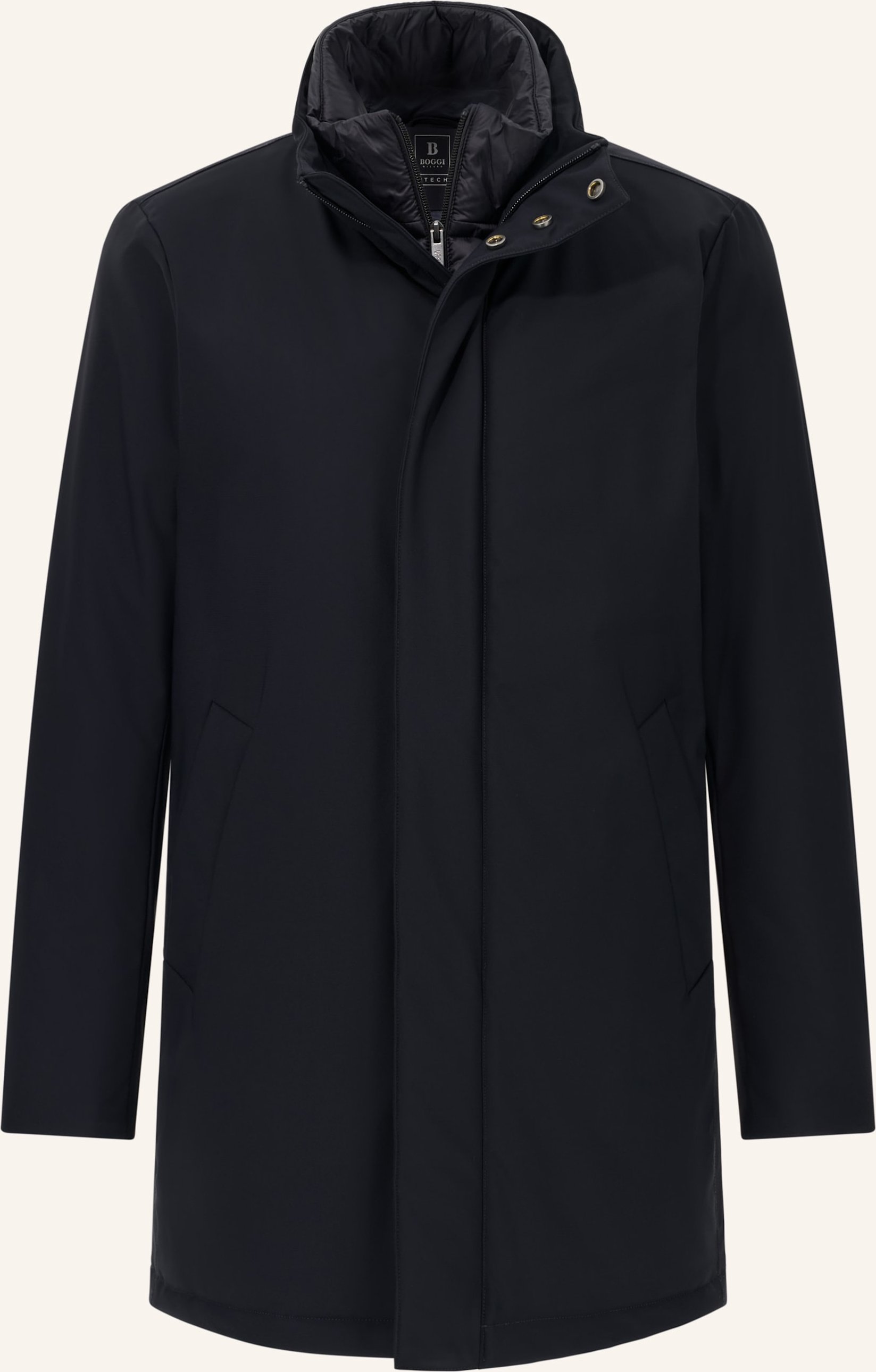 Thumbnail - Boggi Milano Mantel Mit Primaloft®-Isolierung blau