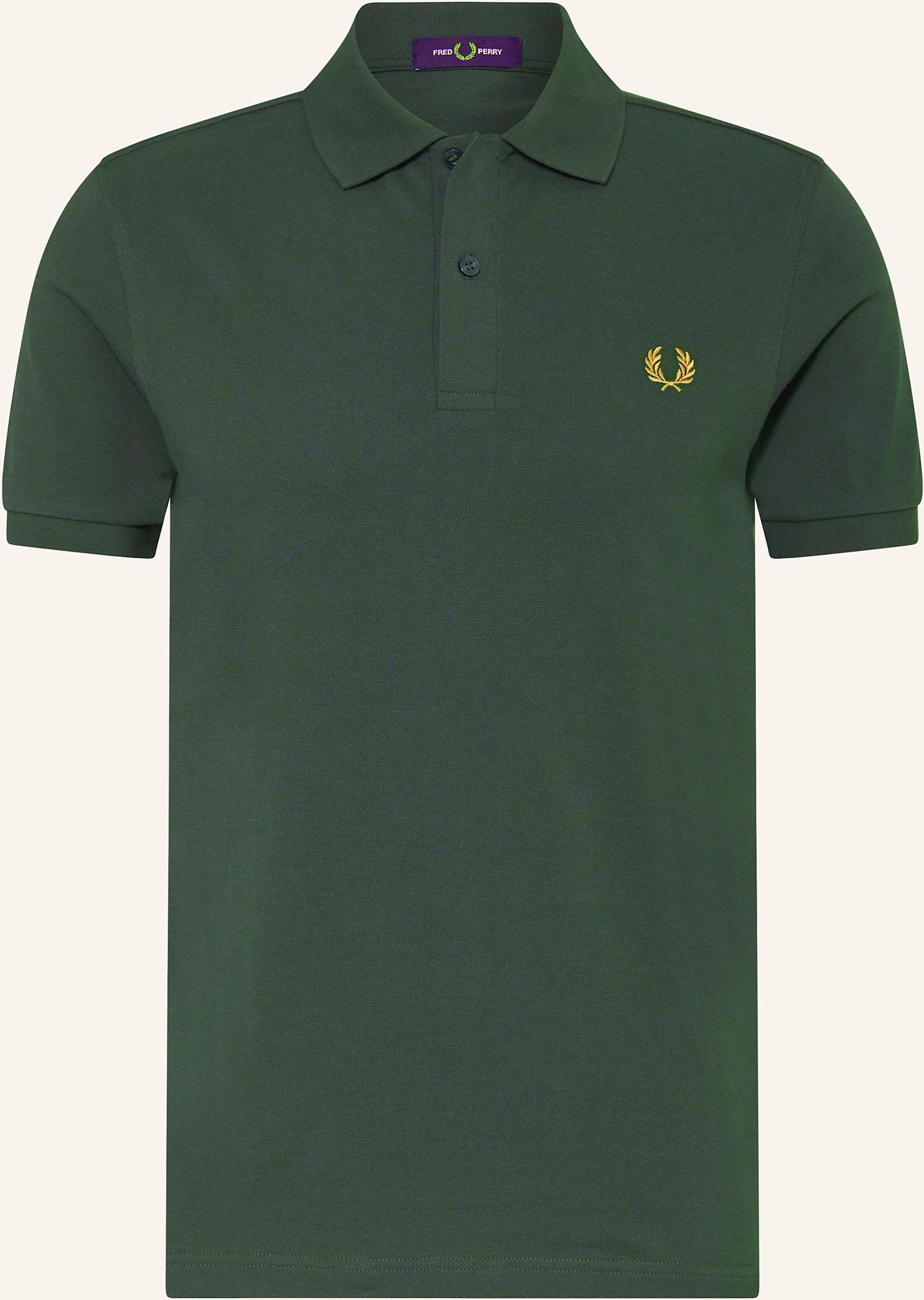 Fred Perry Piqué-Poloshirt Regular Fit gruen