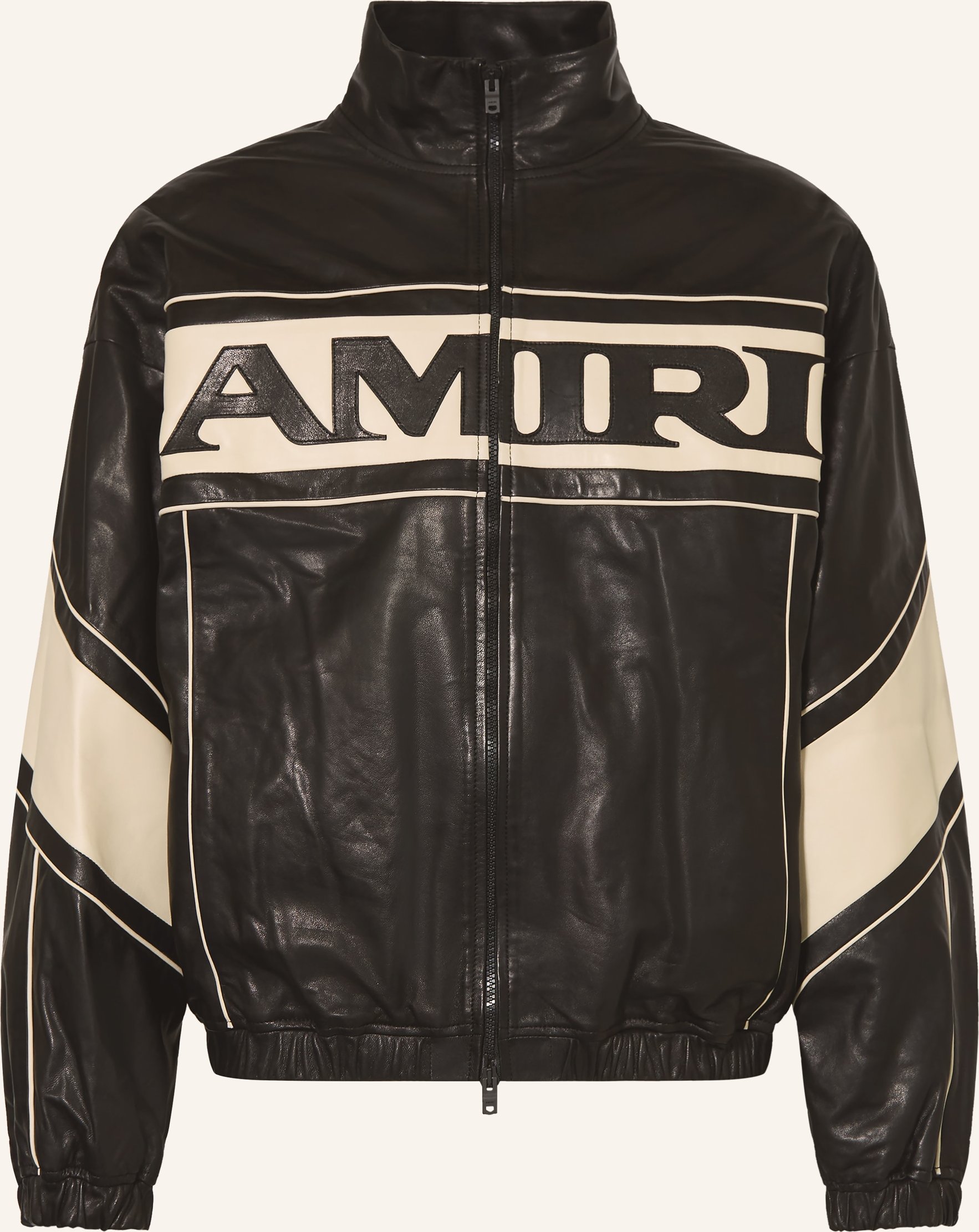Amiri Lederjacke schwarz
