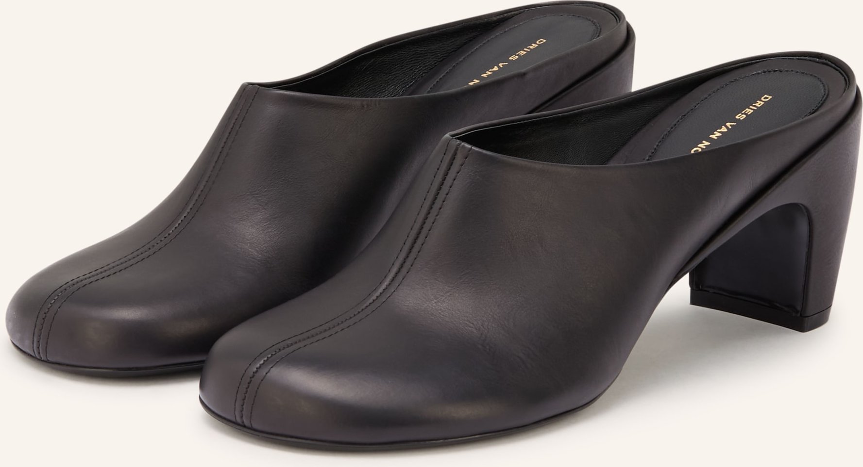 Dries Van Noten Mules schwarz