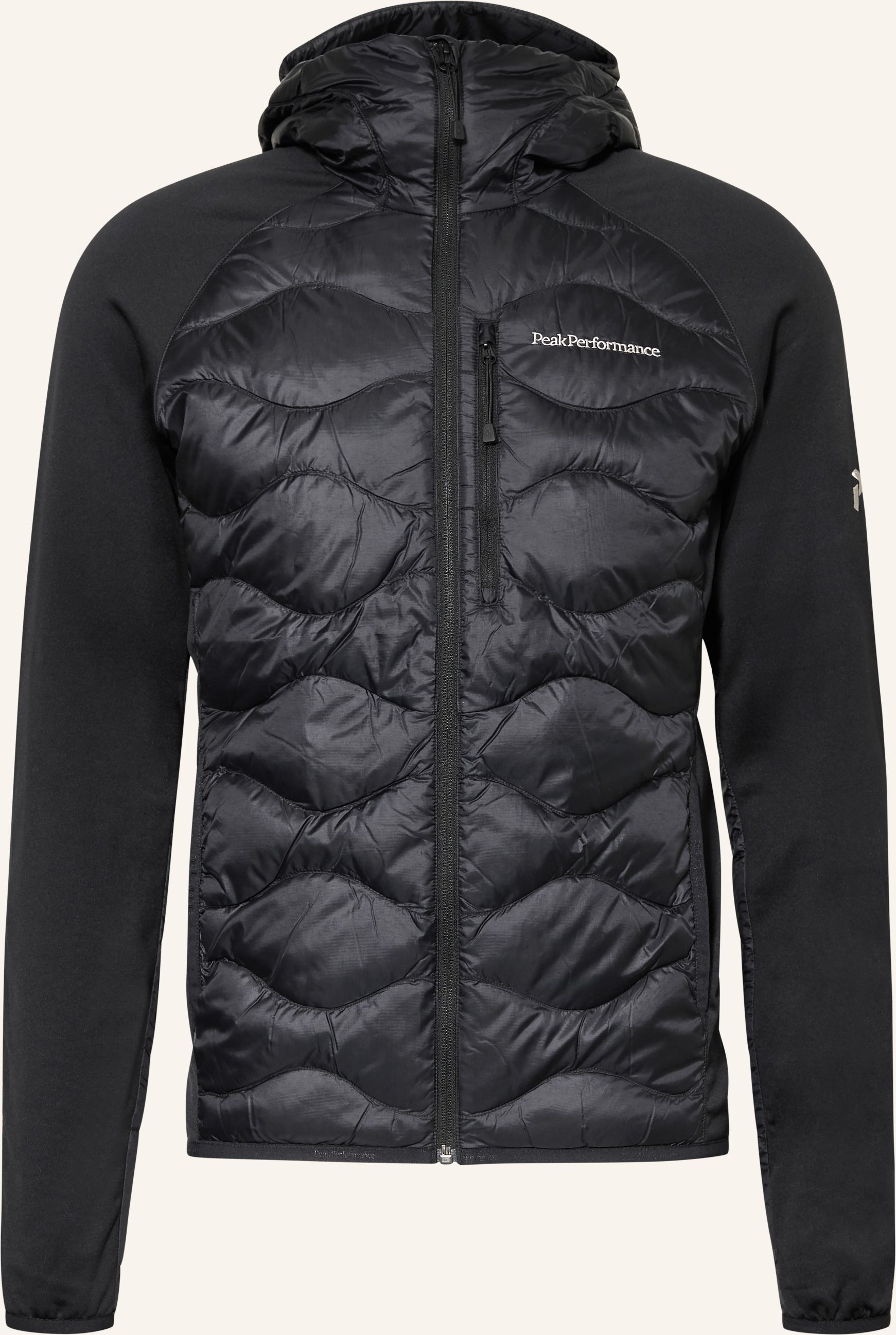 Thumbnail - Peak Performance Hybrid-Daunenjacke Helium schwarz