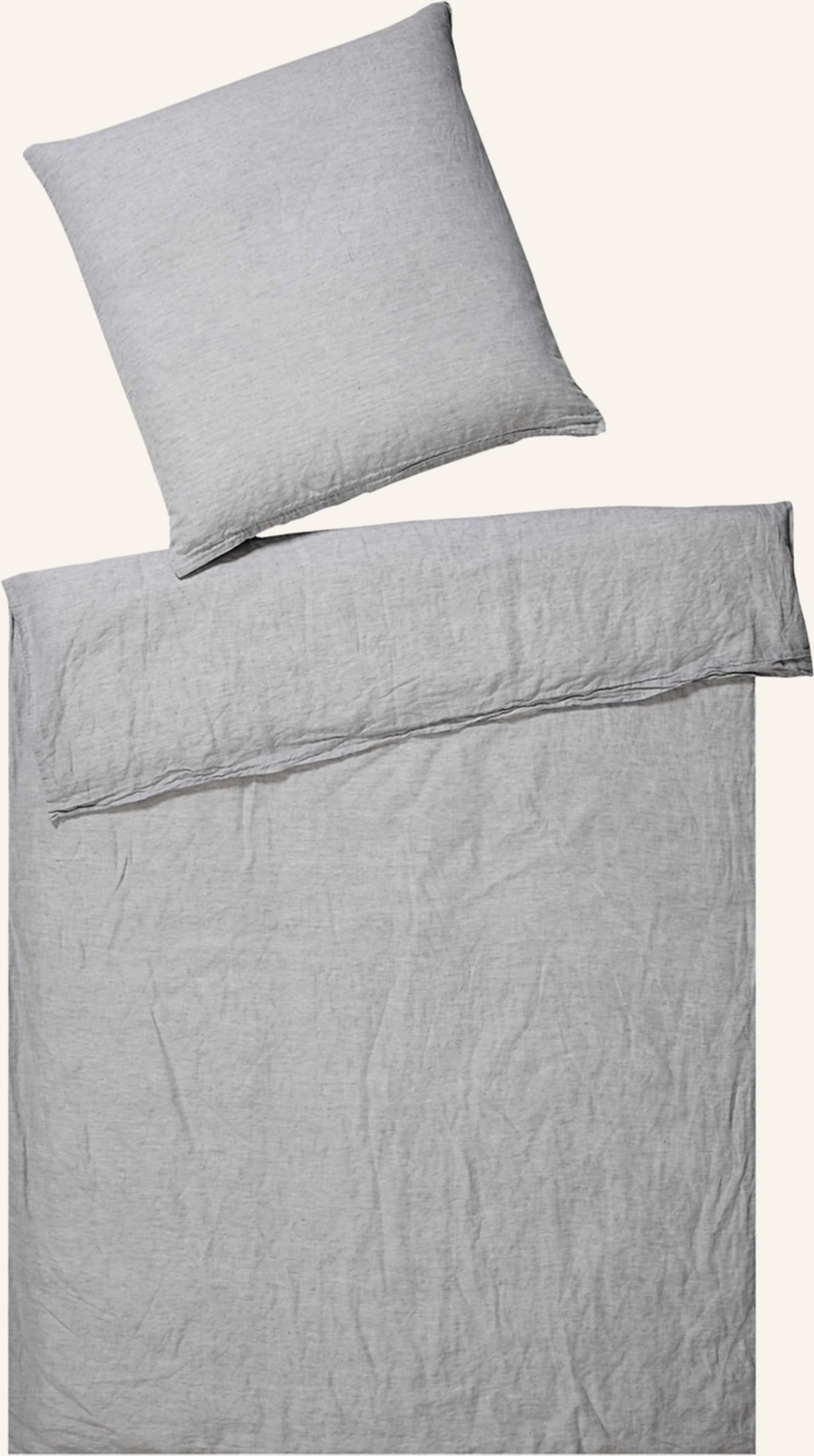 Elegante Bettwäsche Breeze silber