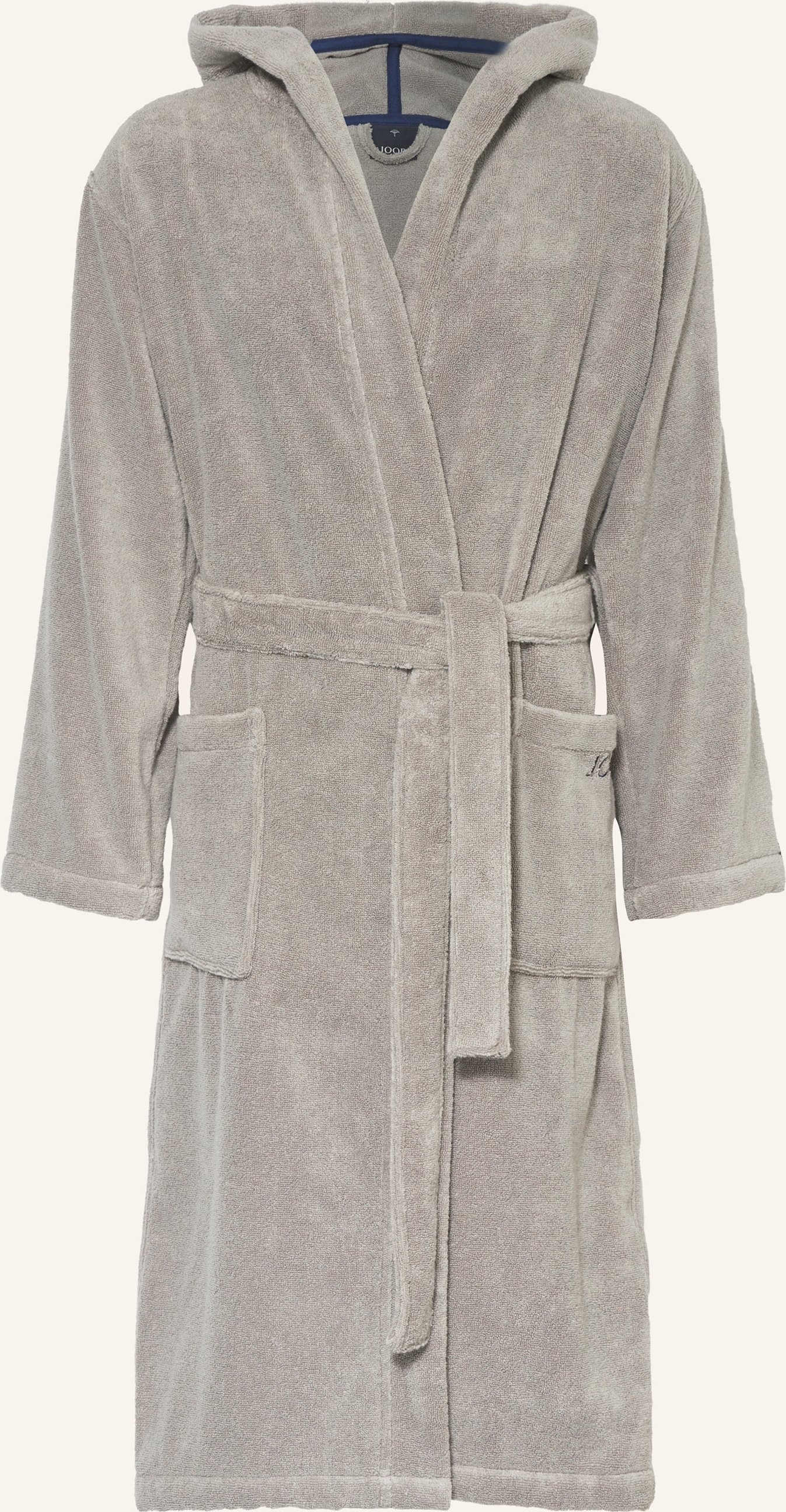 Thumbnail - Joop! Herren-Bademantel Mit Kapuze grau
