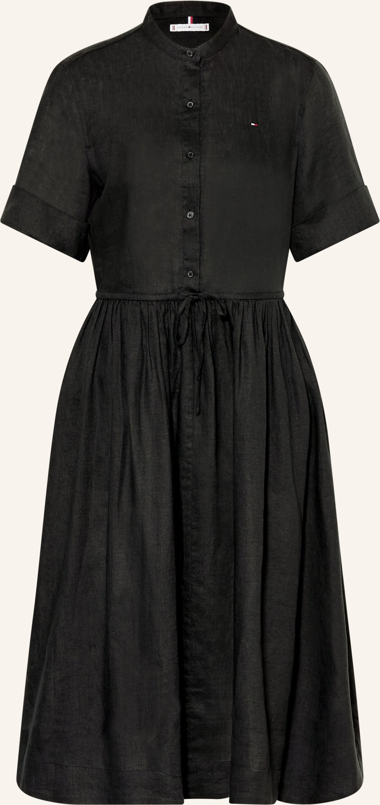 Tommy Hilfiger Leinenkleid schwarz