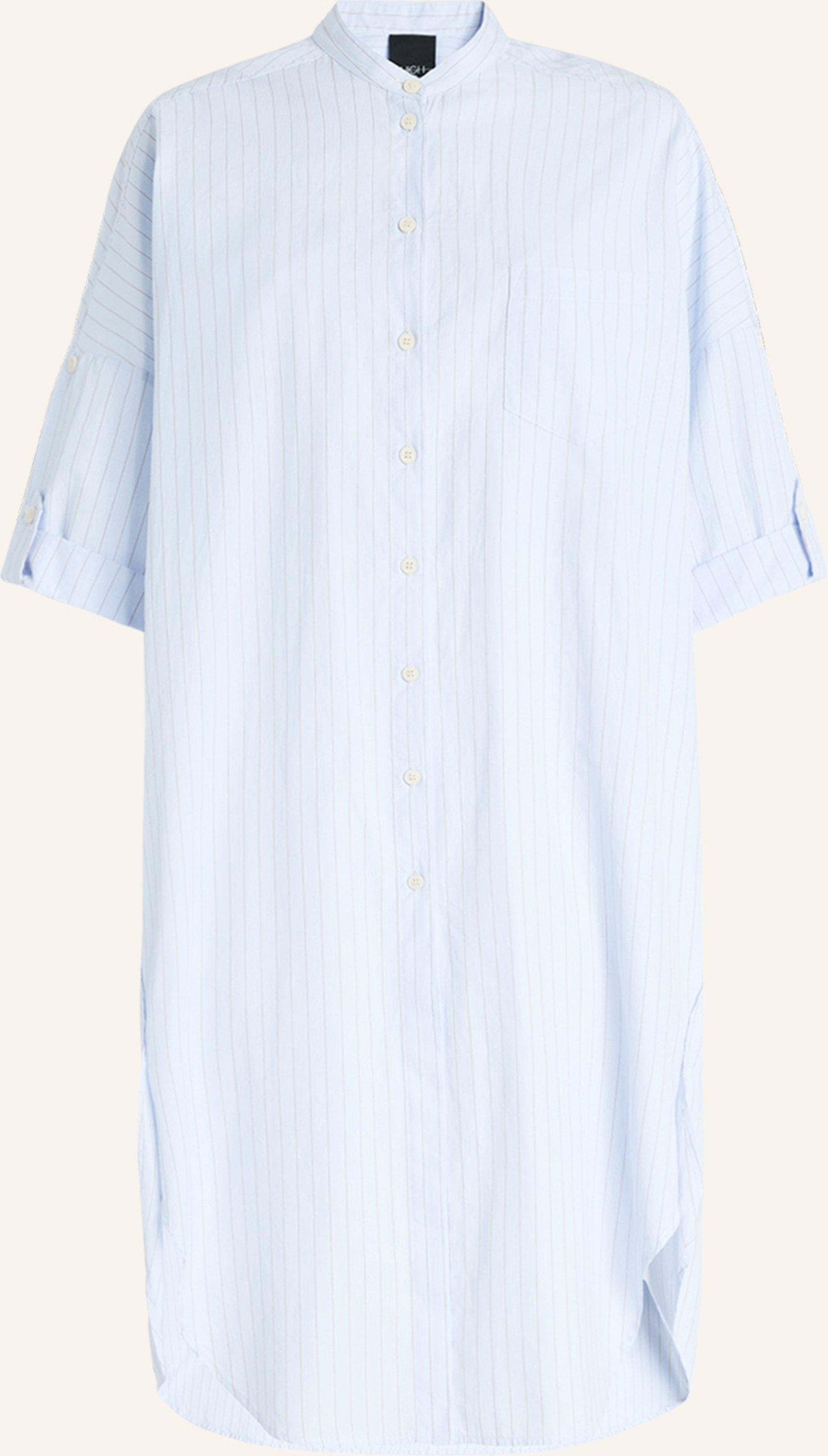 High Hemdbluse Gaucho blau