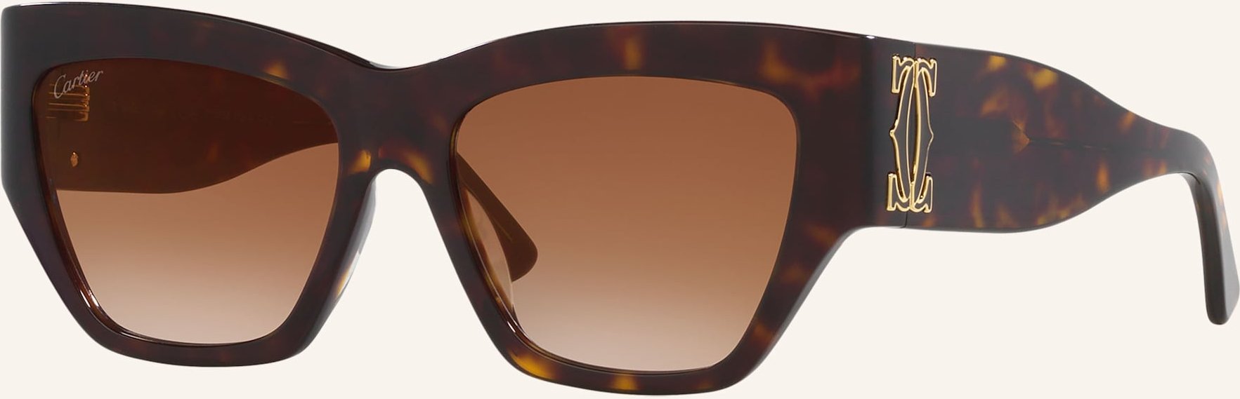 Cartier Sonnenbrille ct0435s braun