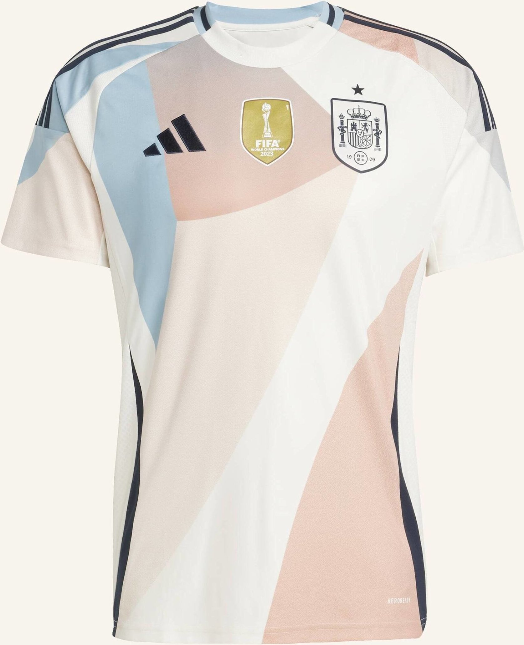 Thumbnail - Adidas Spanien 25 Frauenteam Auswärtstrikot weiss