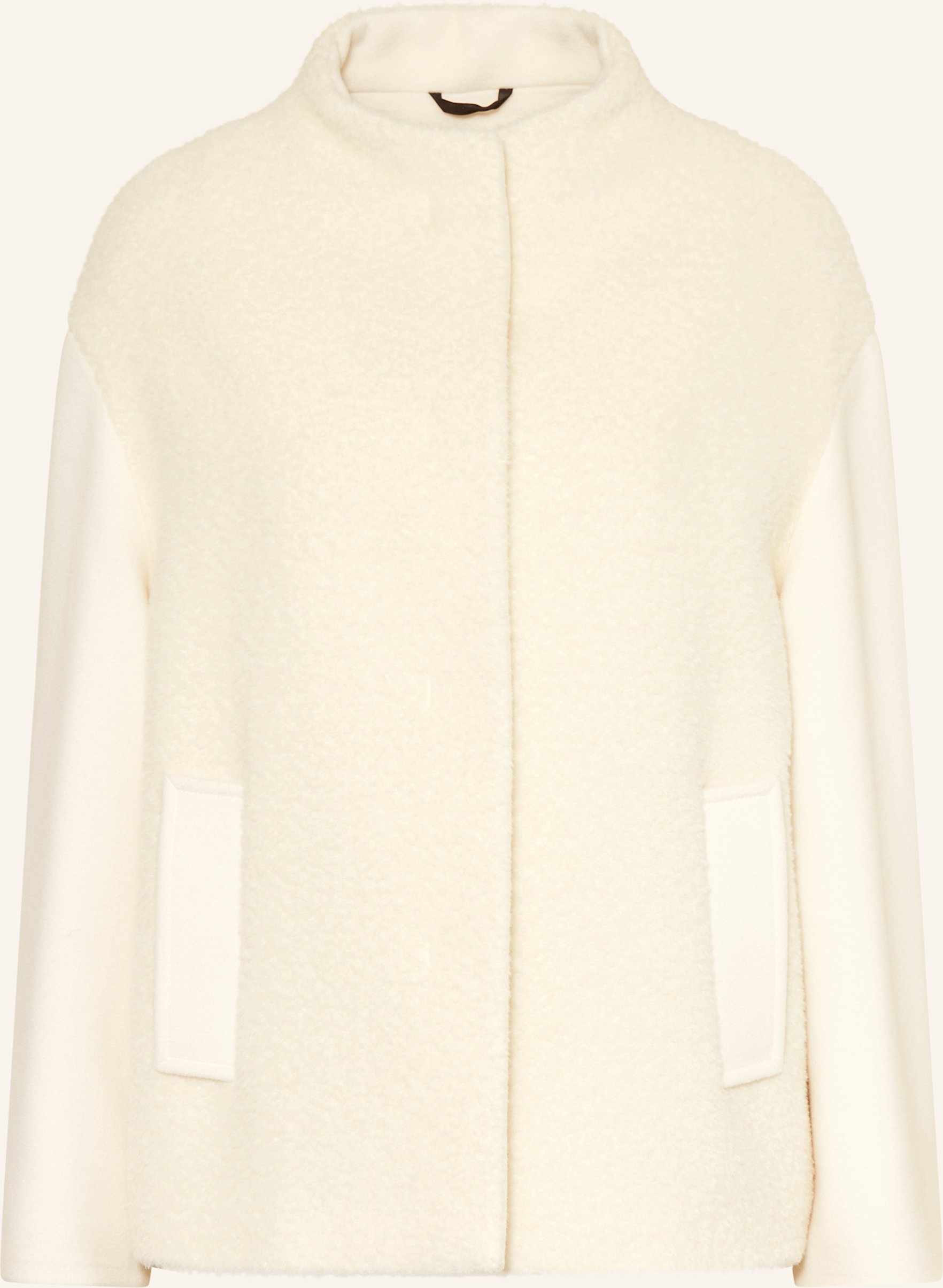 Icons Cinzia Rocca Jacke Mit Alpaka weiss