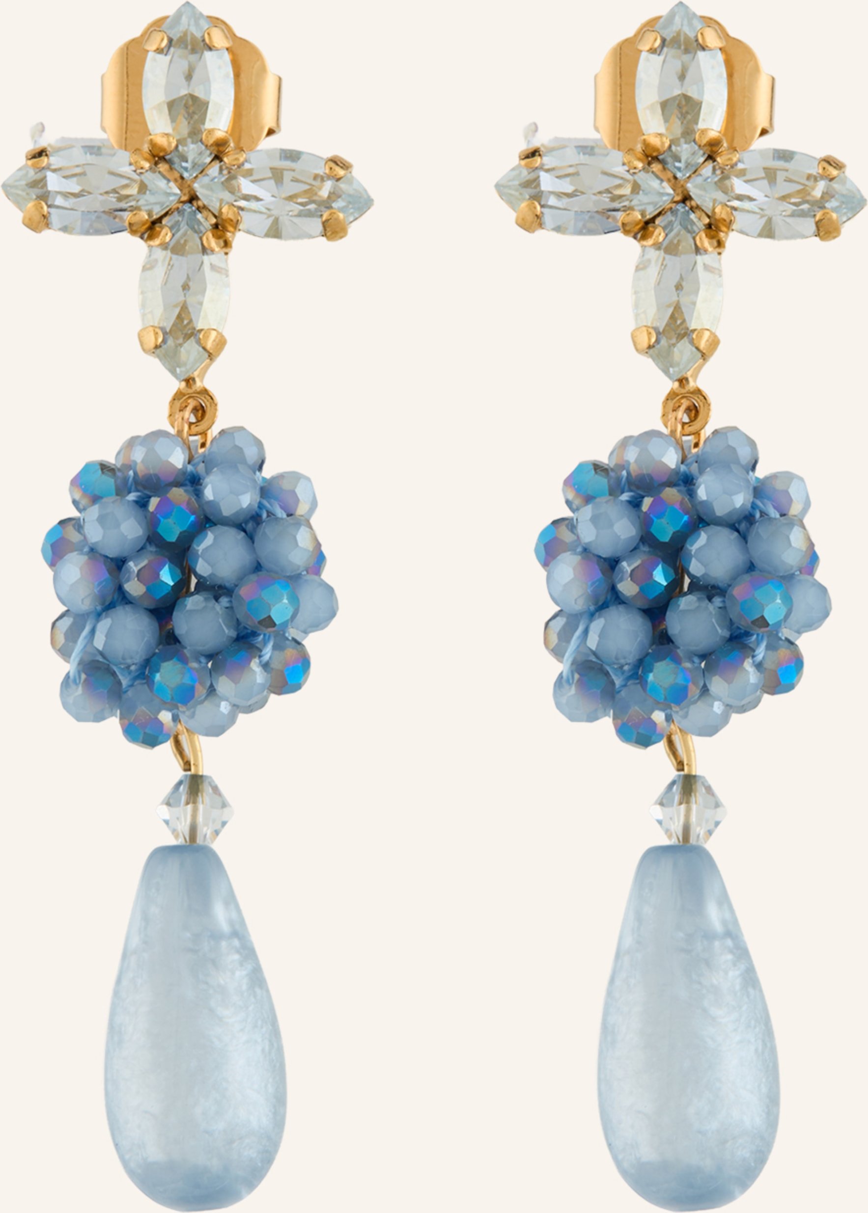 Seenberg Ohrhänger blau