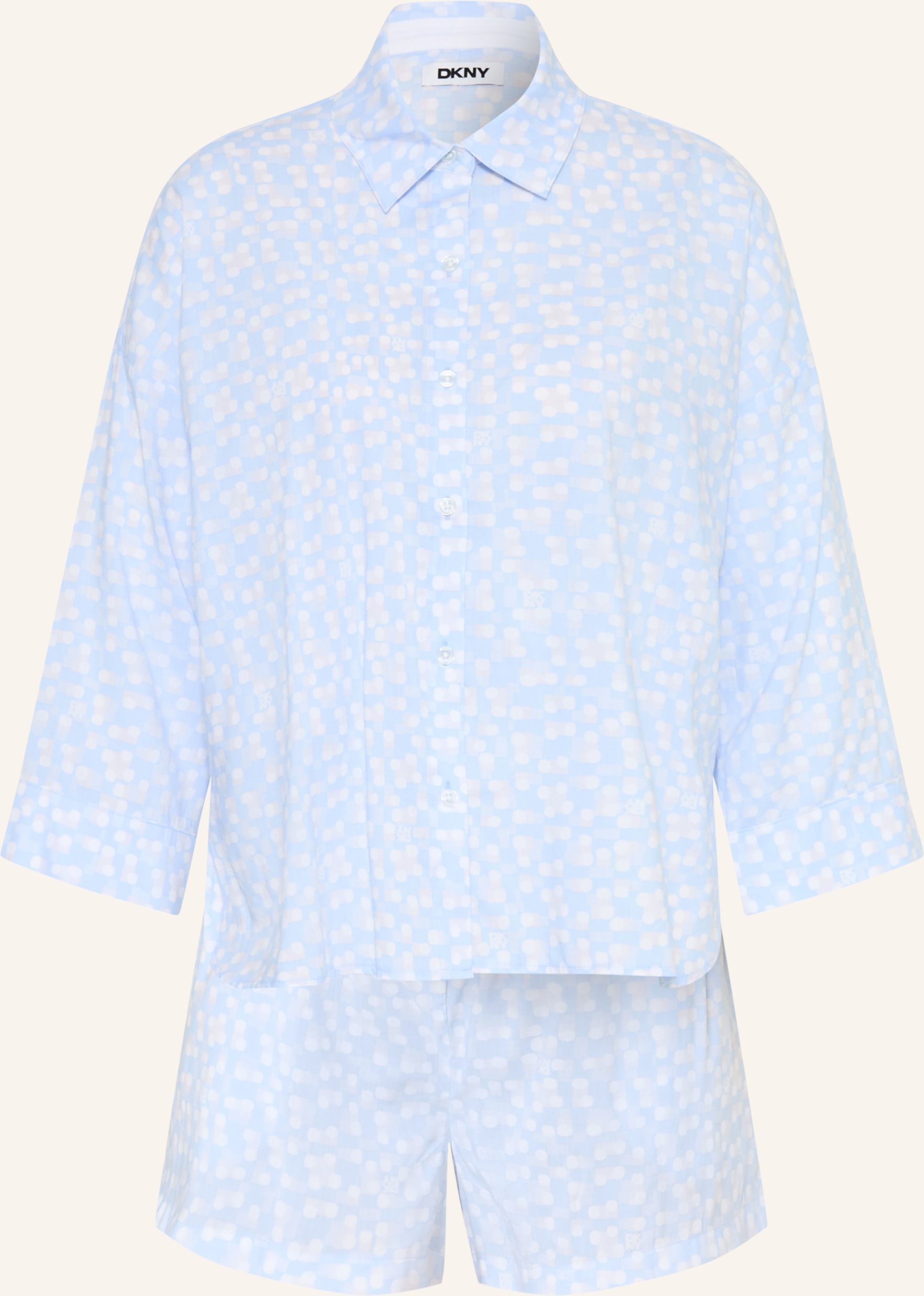 Dkny Shorty-Schlafanzug Bold City Lights blau