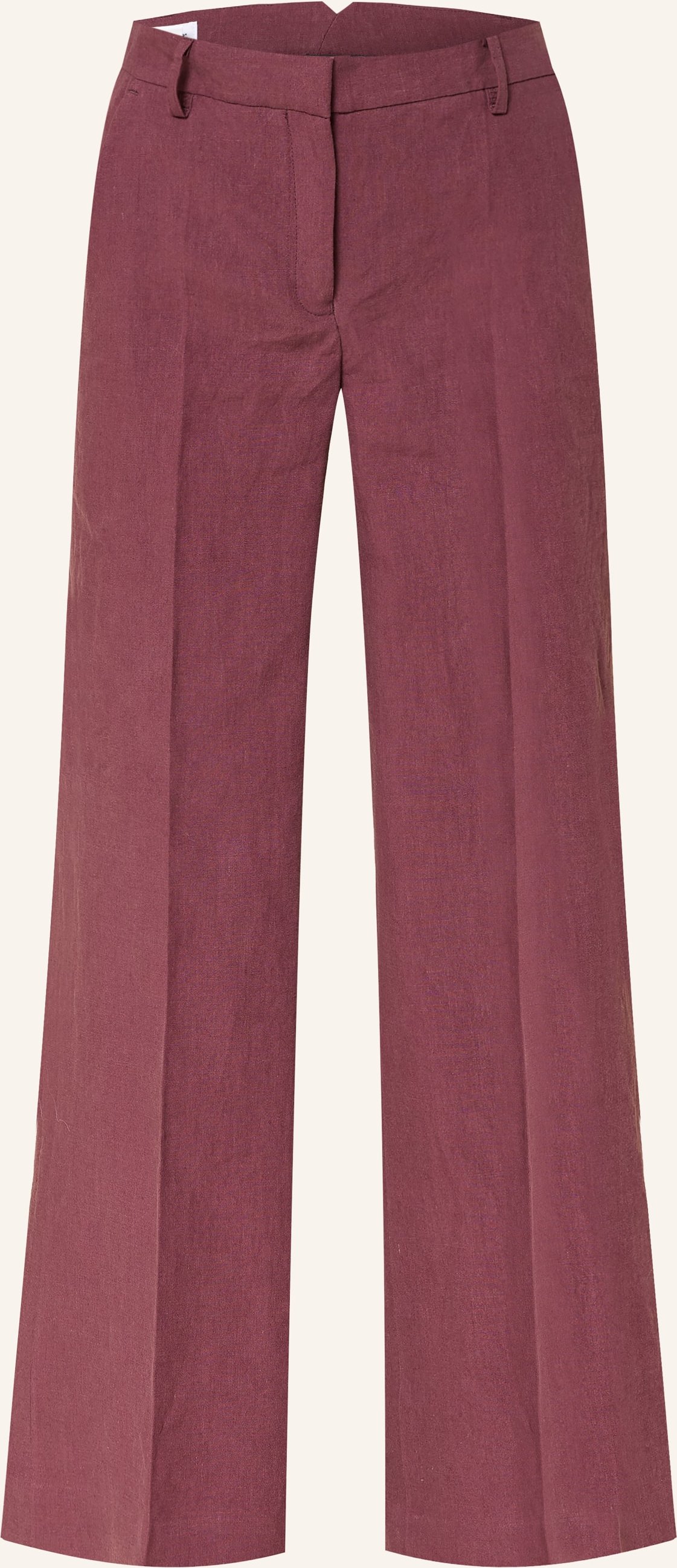 Grasegger Marlenehose Gertrude Aus Leinen rot