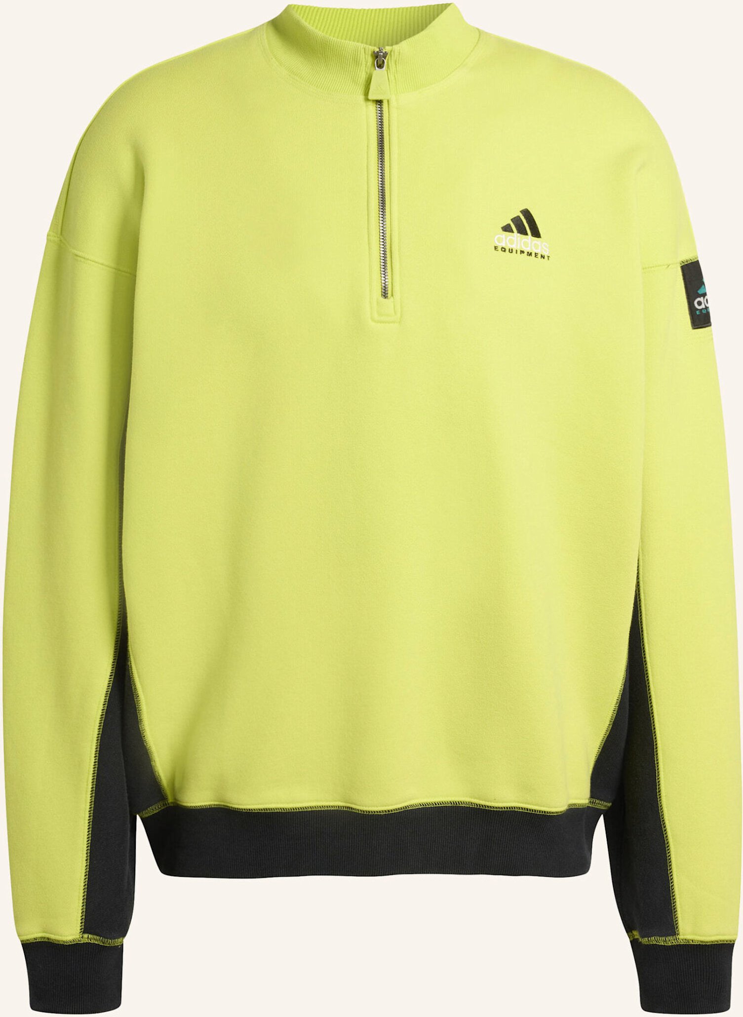Adidas Originals Adidas Equipment Blocked Pullover, Reissverschluss Bis Zur Brust gelb