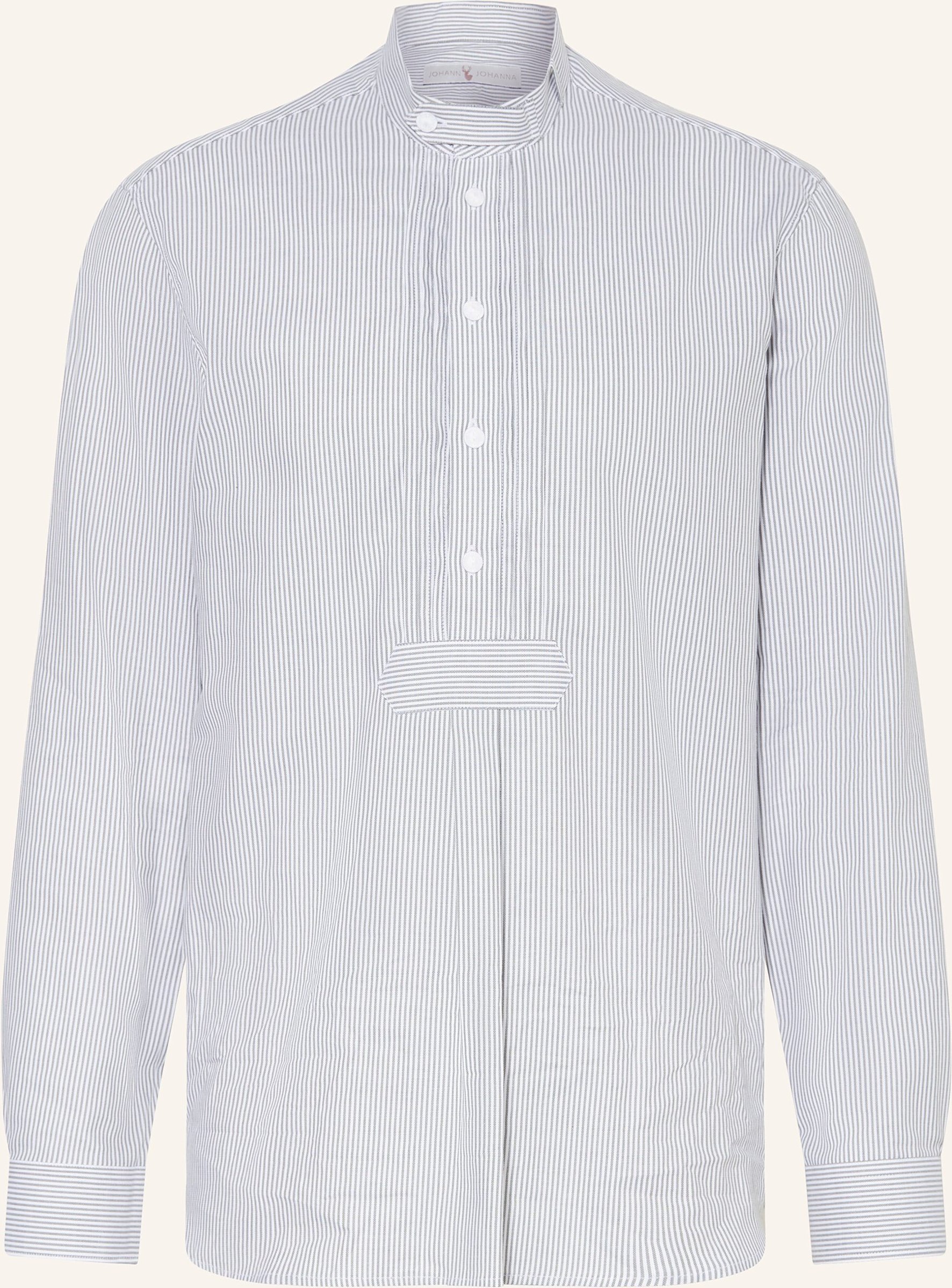 Johann & Johanna Trachtenhemd Comfort Fit Mit Stehkragen gruen