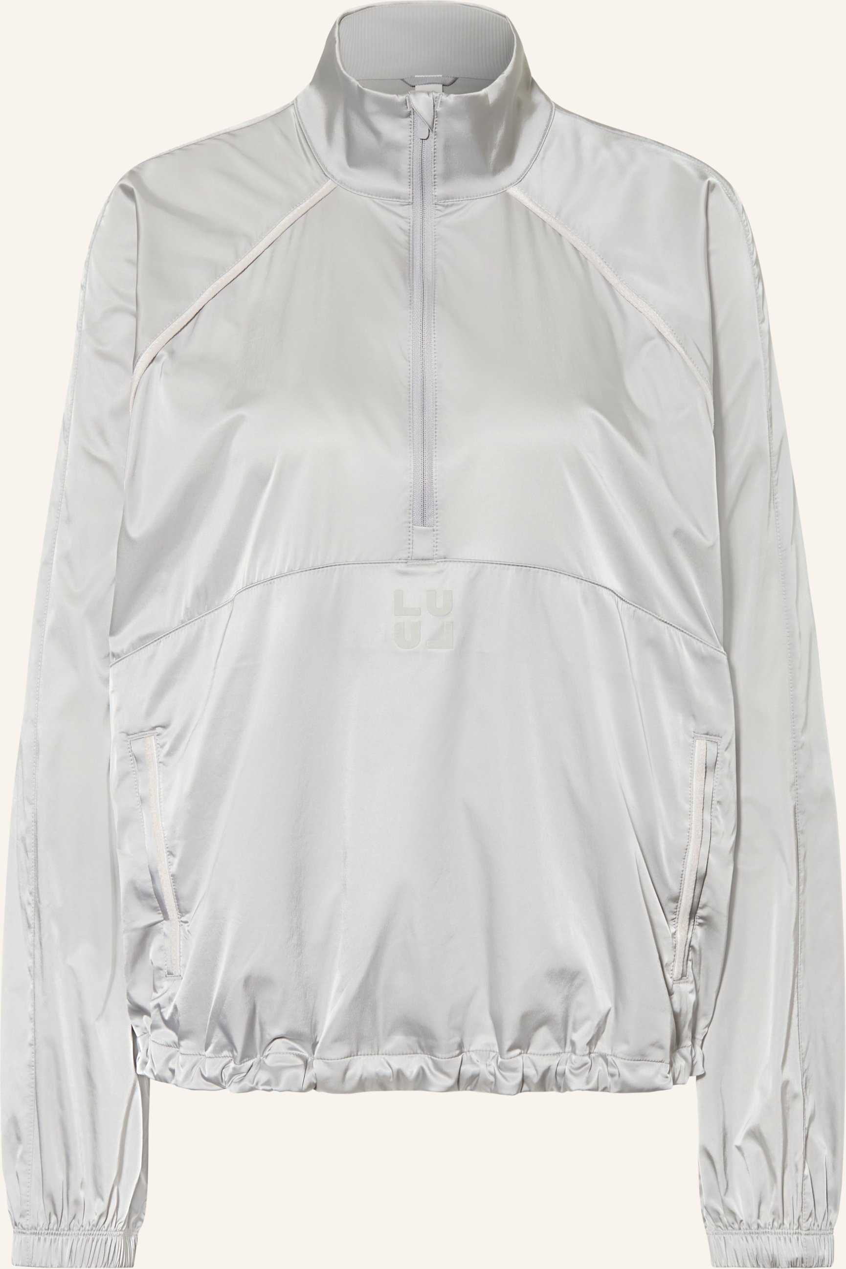 Lululemon Trainingsjacke Stretch-Satin Flocked grau
