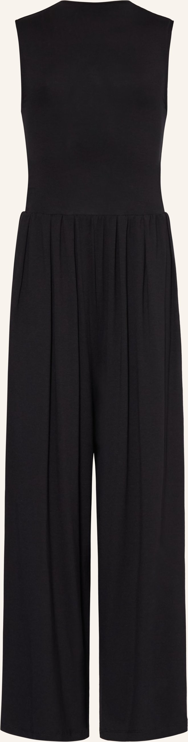 Blue Effect Jumpsuit Mit Falten schwarz