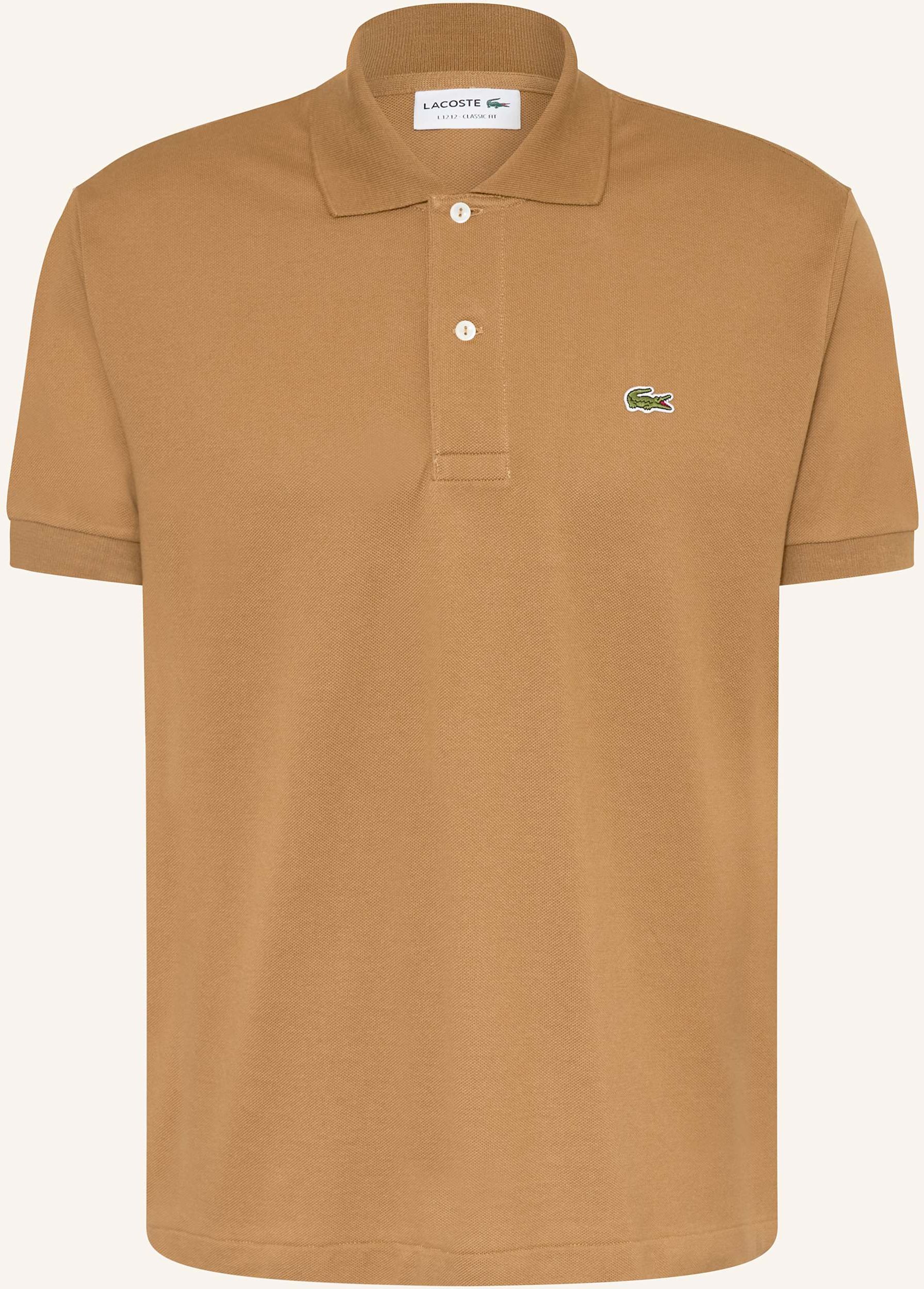 Lacoste Piqué-Poloshirt Classic Fit braun