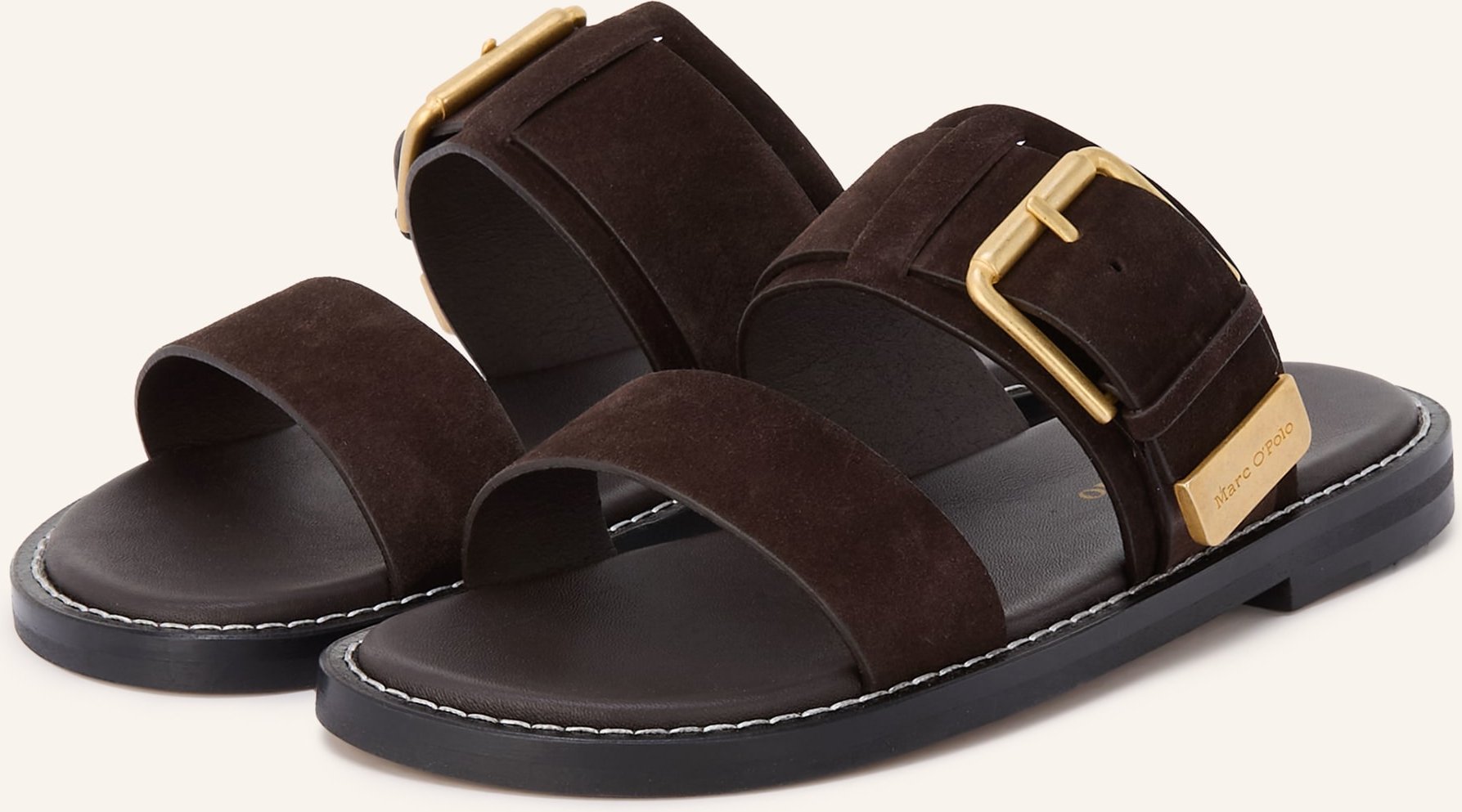 Marc O'polo Pantoletten braun
