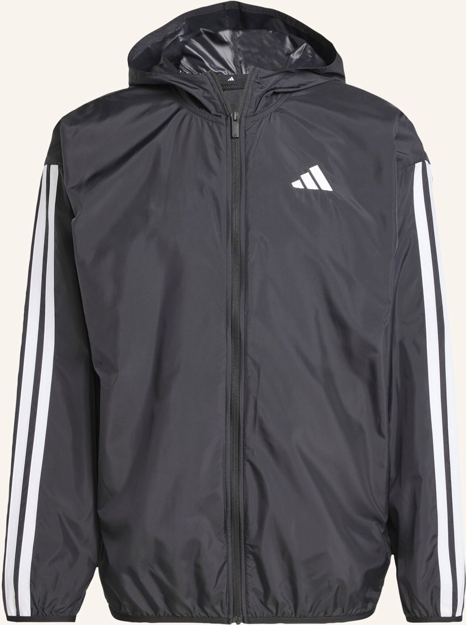 Thumbnail - Adidas Essentials 3-Streifen Windbreaker schwarz