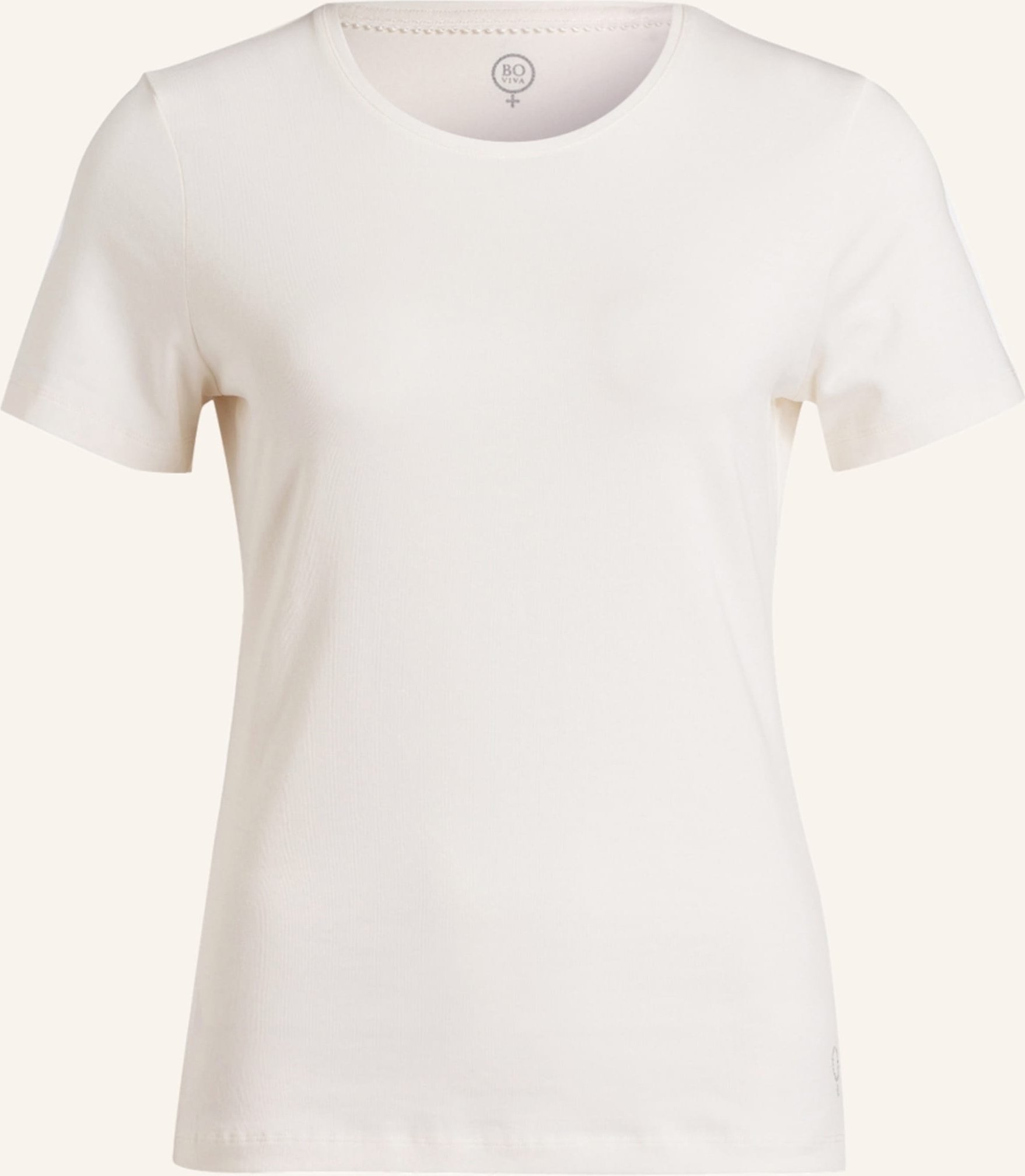 Boviva T-Shirt Mit Schmucksteinen weiss
