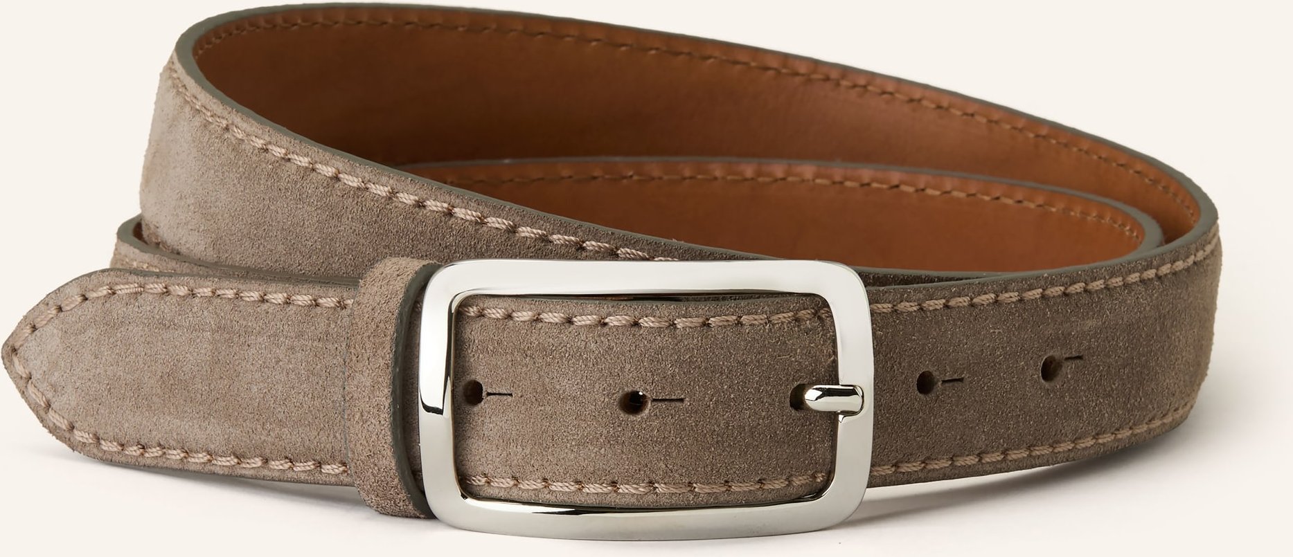 Reptile's House Ledergürtel beige