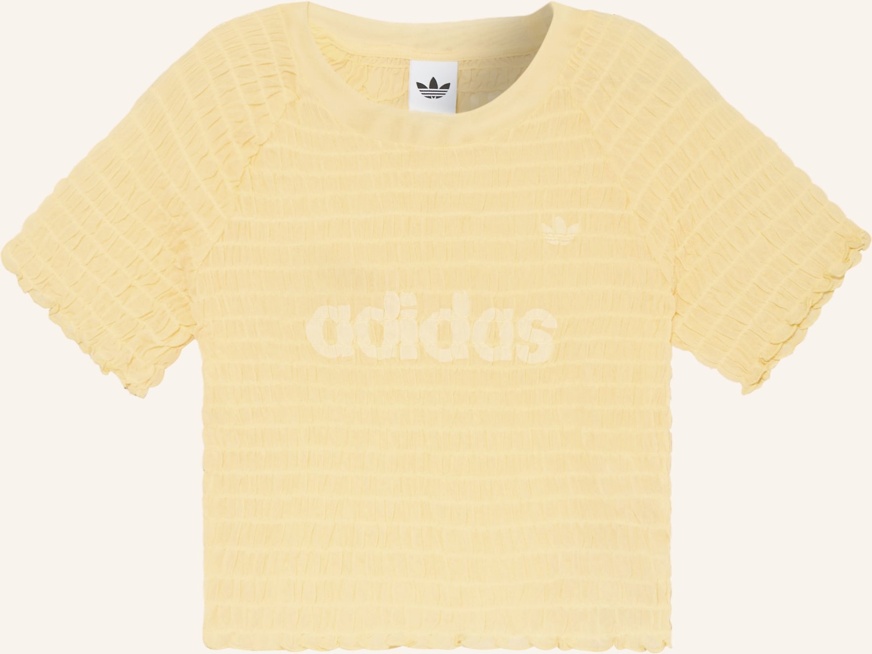 Adidas Originals T-Shirt Aus Mesh gelb