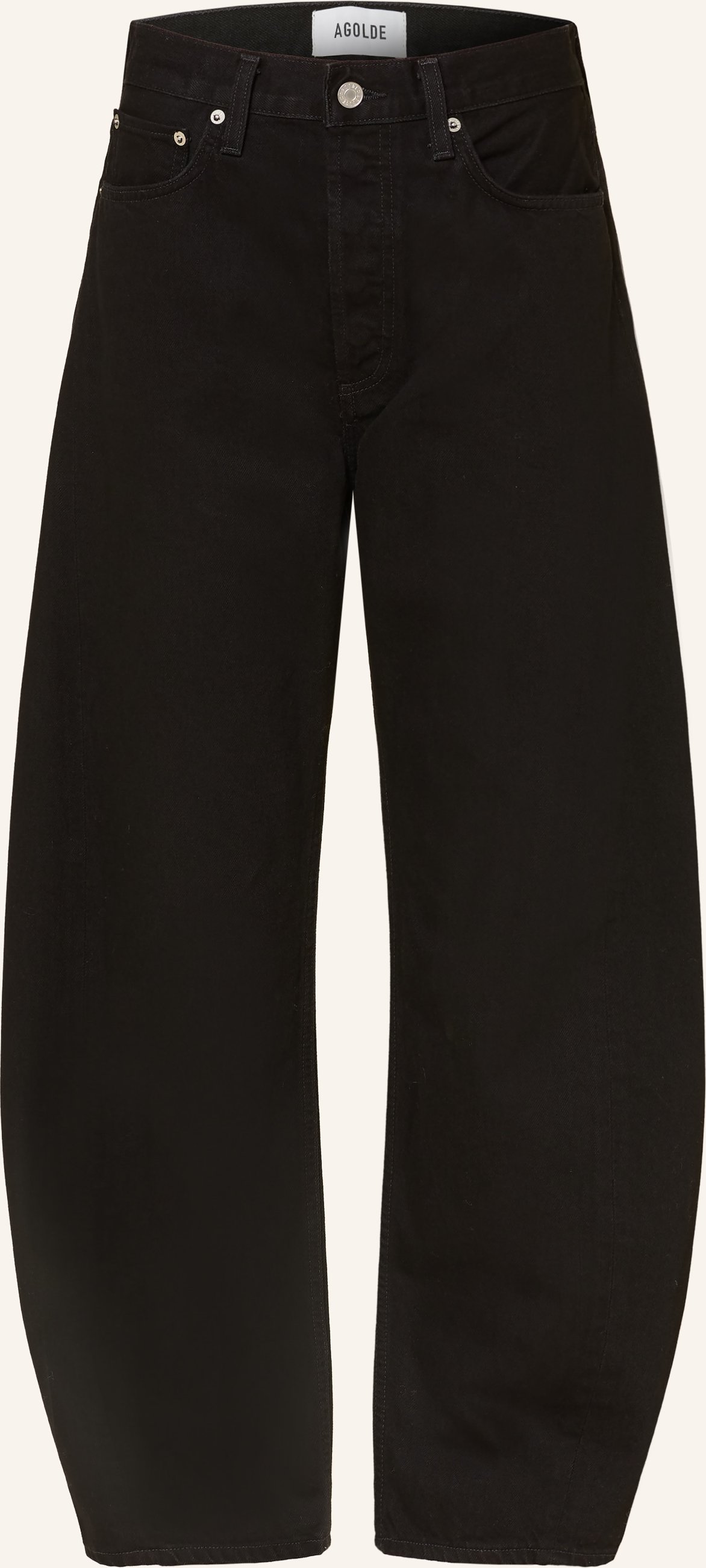 Agolde Barrel-Jeans Luna Pieced Jean schwarz