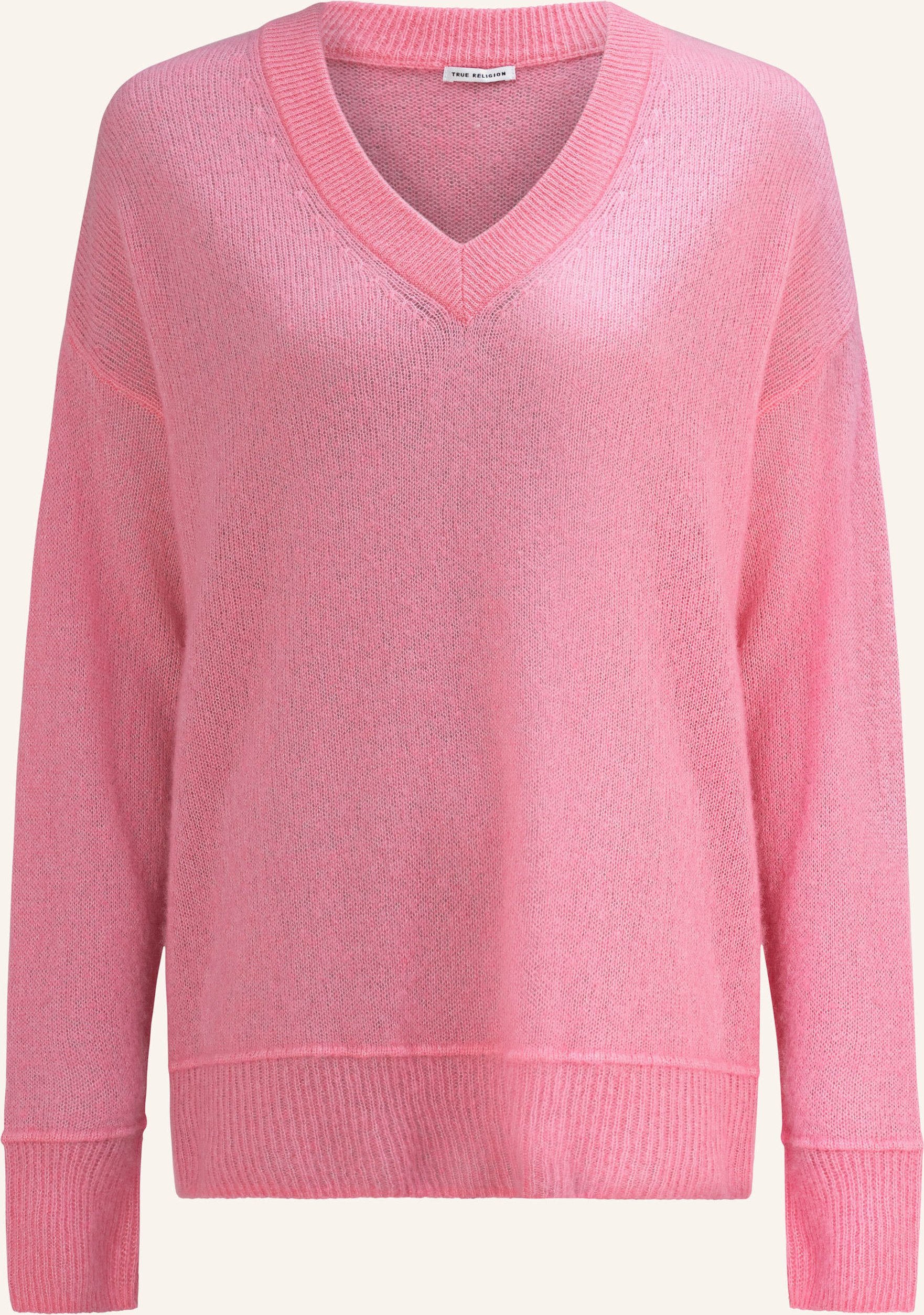 True Religion Pullover V-Neck Amara pink