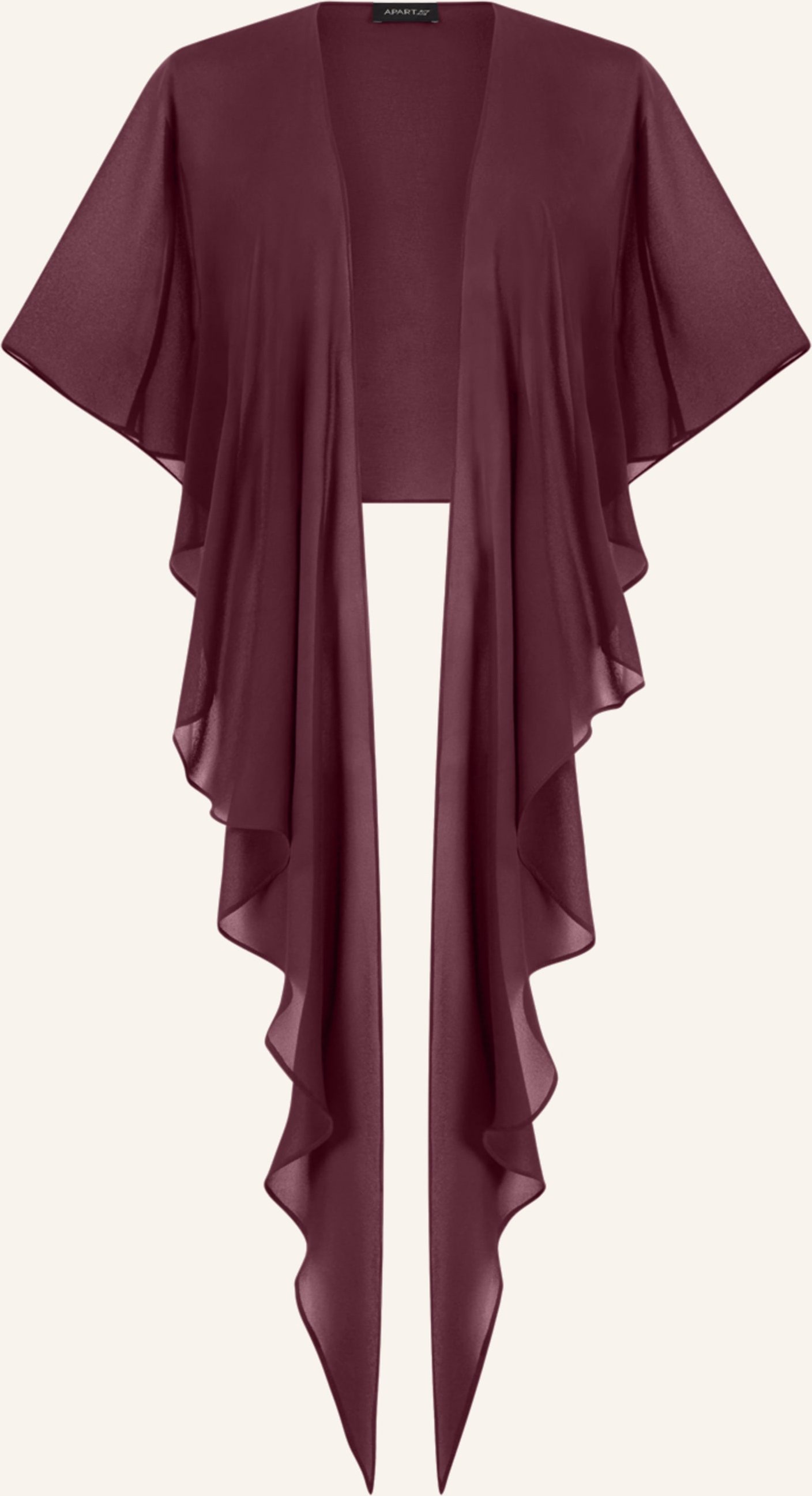 Apart Chiffonstola rot