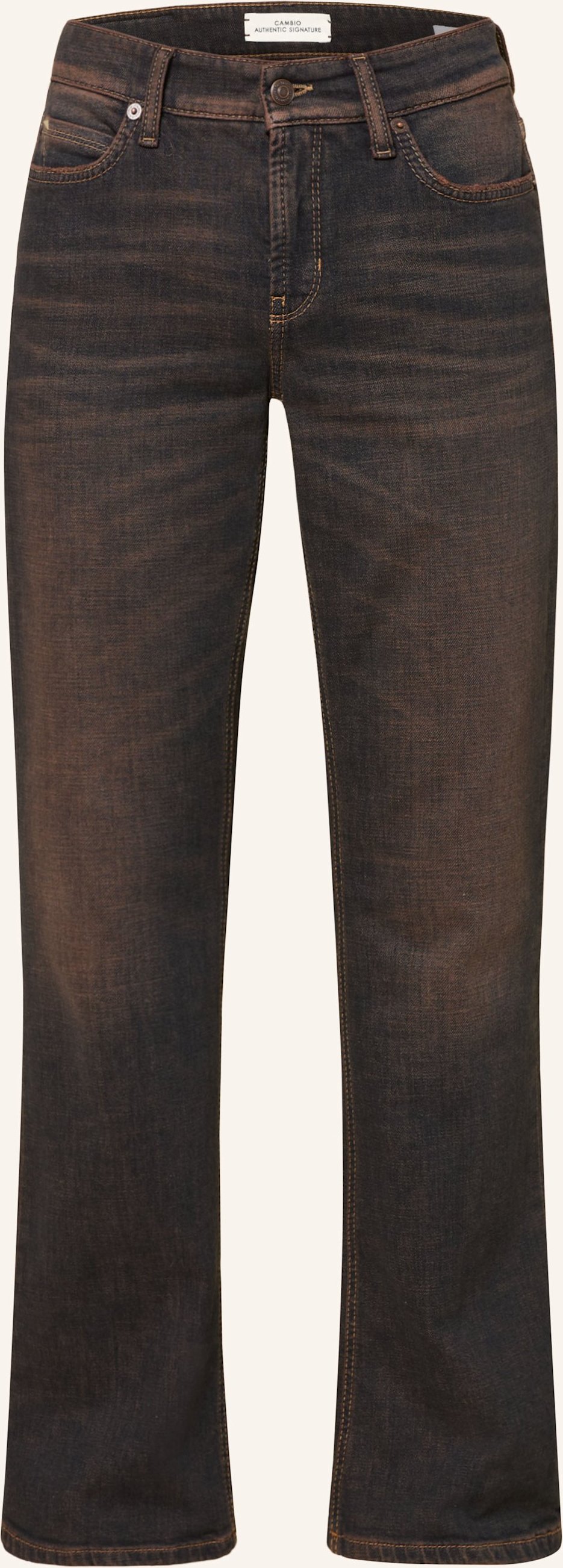 Cambio Flared Jeans Paris braun