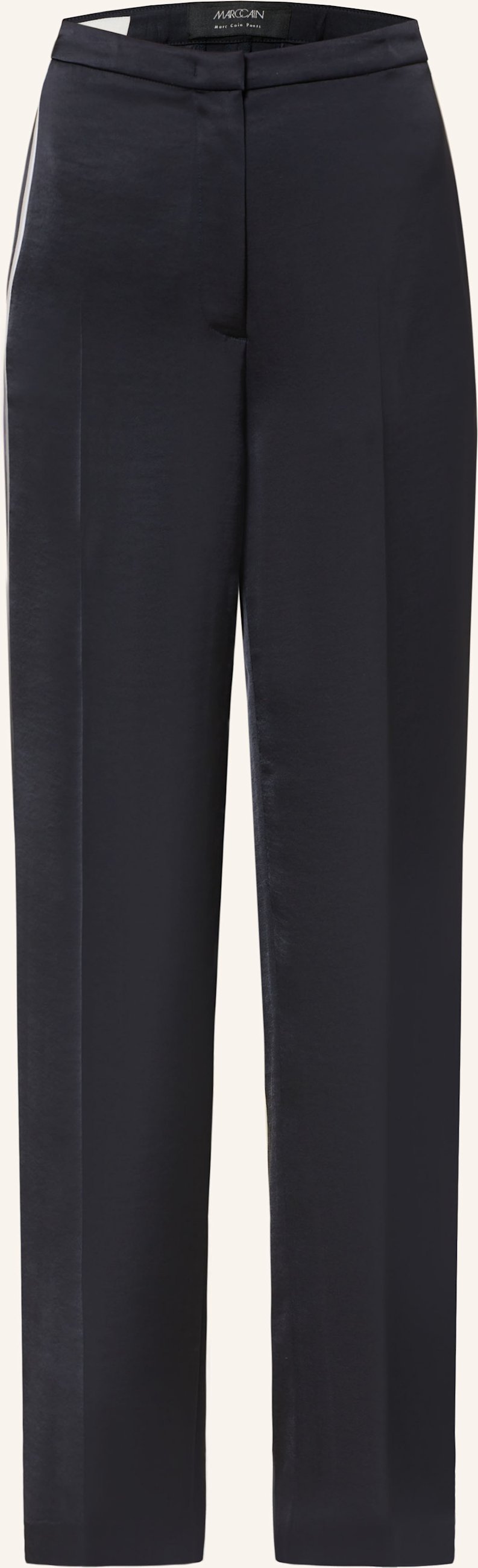 Thumbnail - Marc Cain Satinhose Wukari Mit Galonstreifen blau