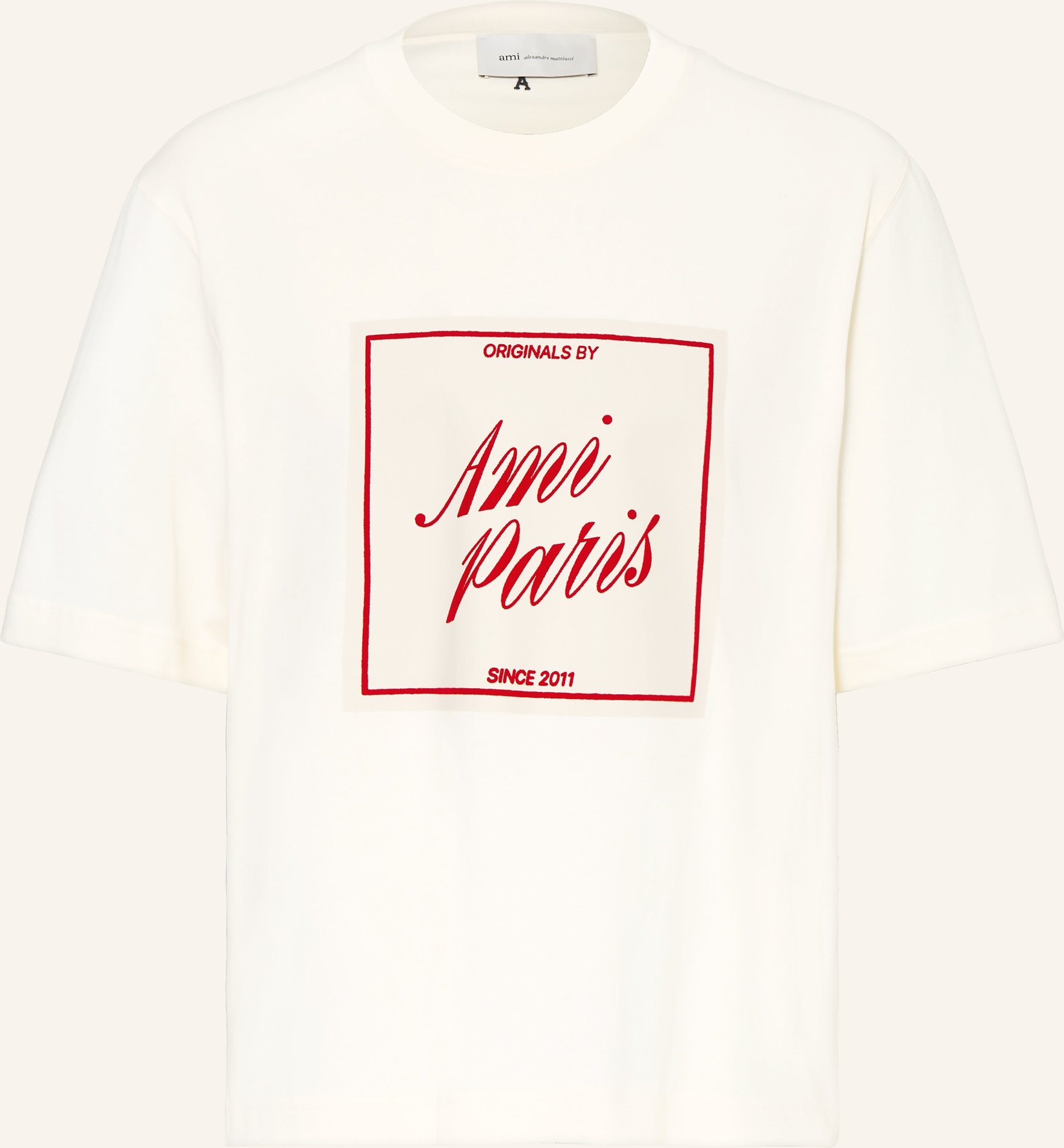 Ami Paris T-Shirt beige