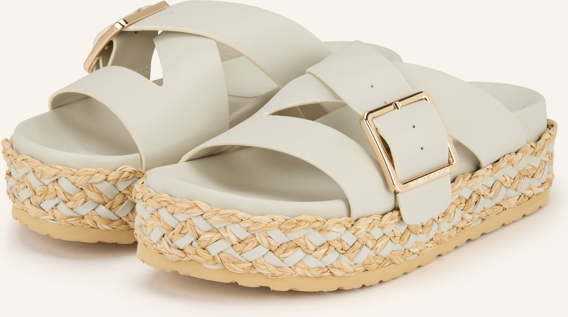 Paloma Barceló Plateau-Sandalen Vienna weiss