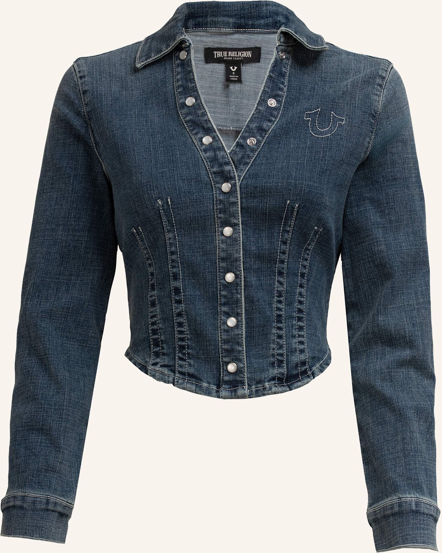 True Religion Jeanshemd Snatched blau