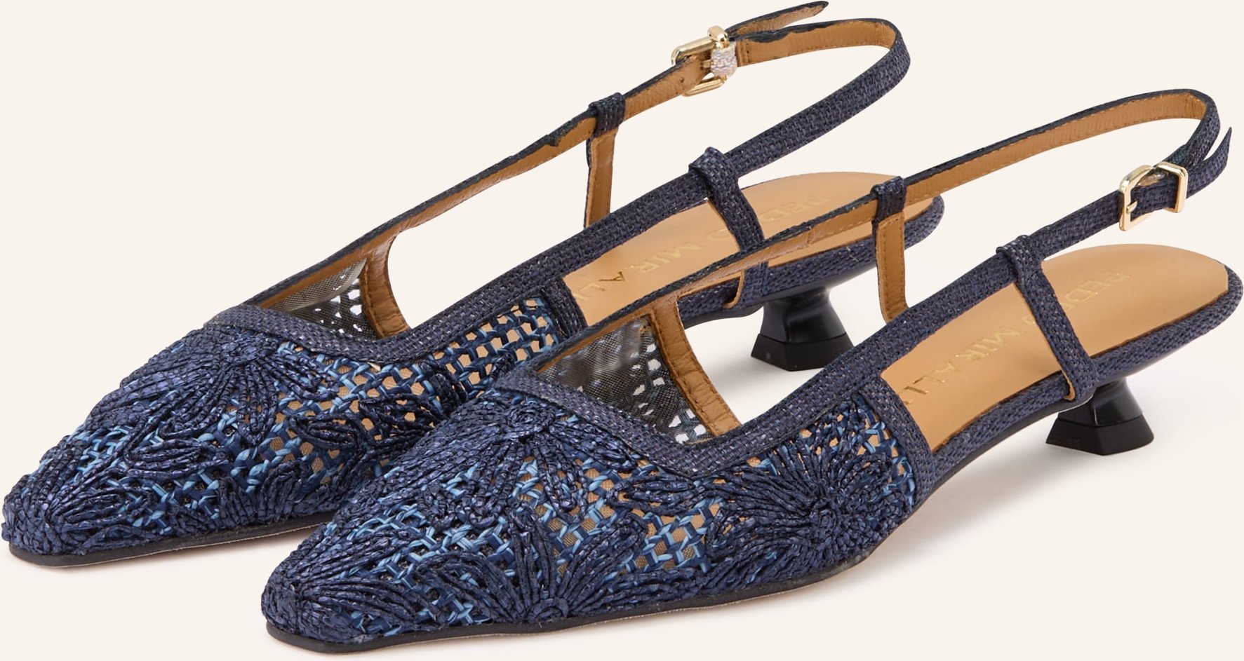 Pedro Miralles Slingpumps Airo blau