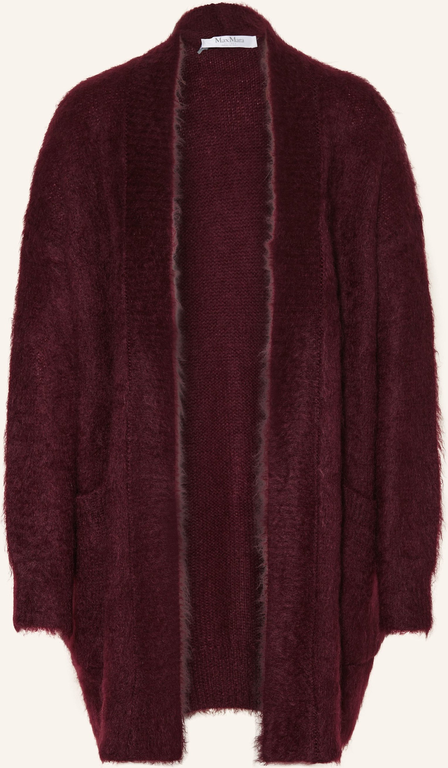 Max Mara Strickjacke affetto1234 Mit Mohair rot