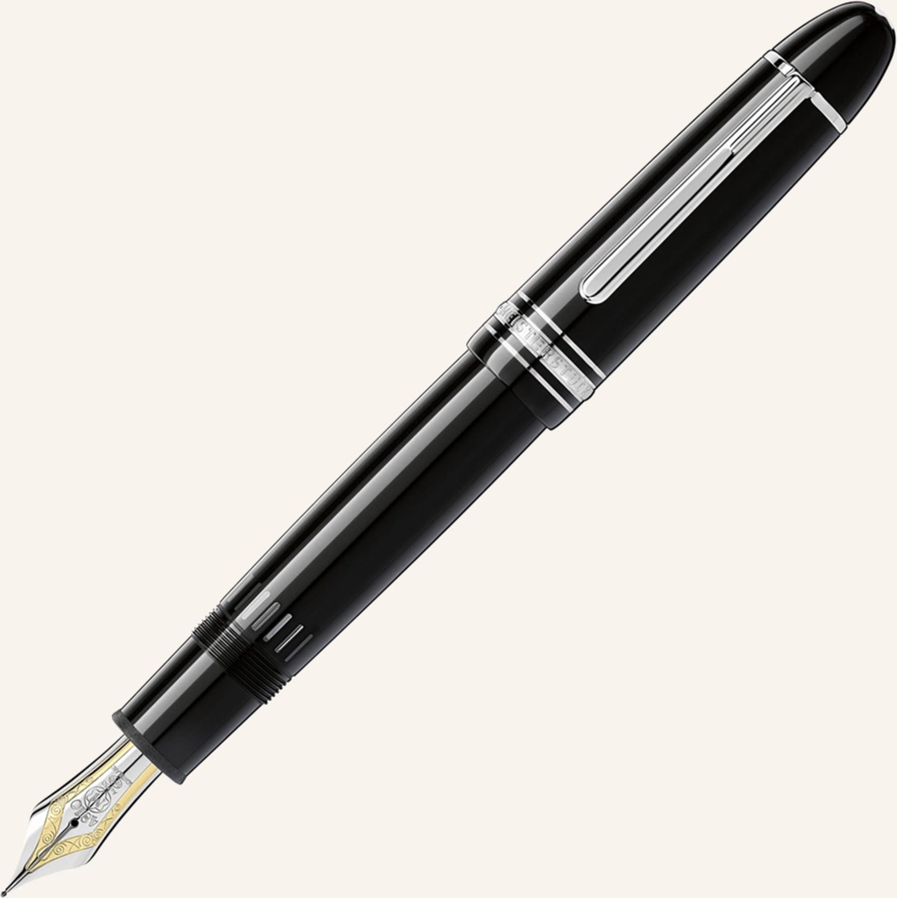 Montblanc Füllfederhalter Meisterstück 149 Platinum Coated Classique schwarz