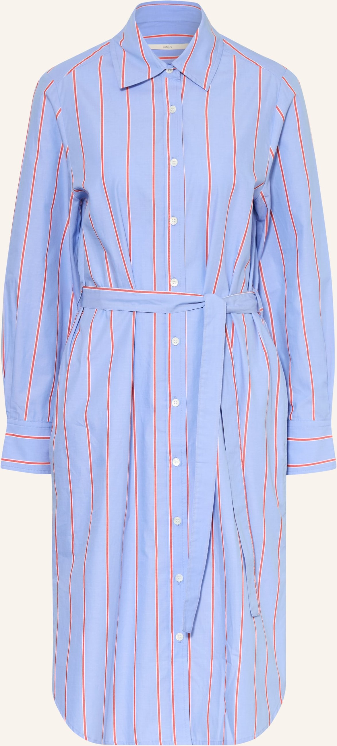 Lanius Hemdblusenkleid blau