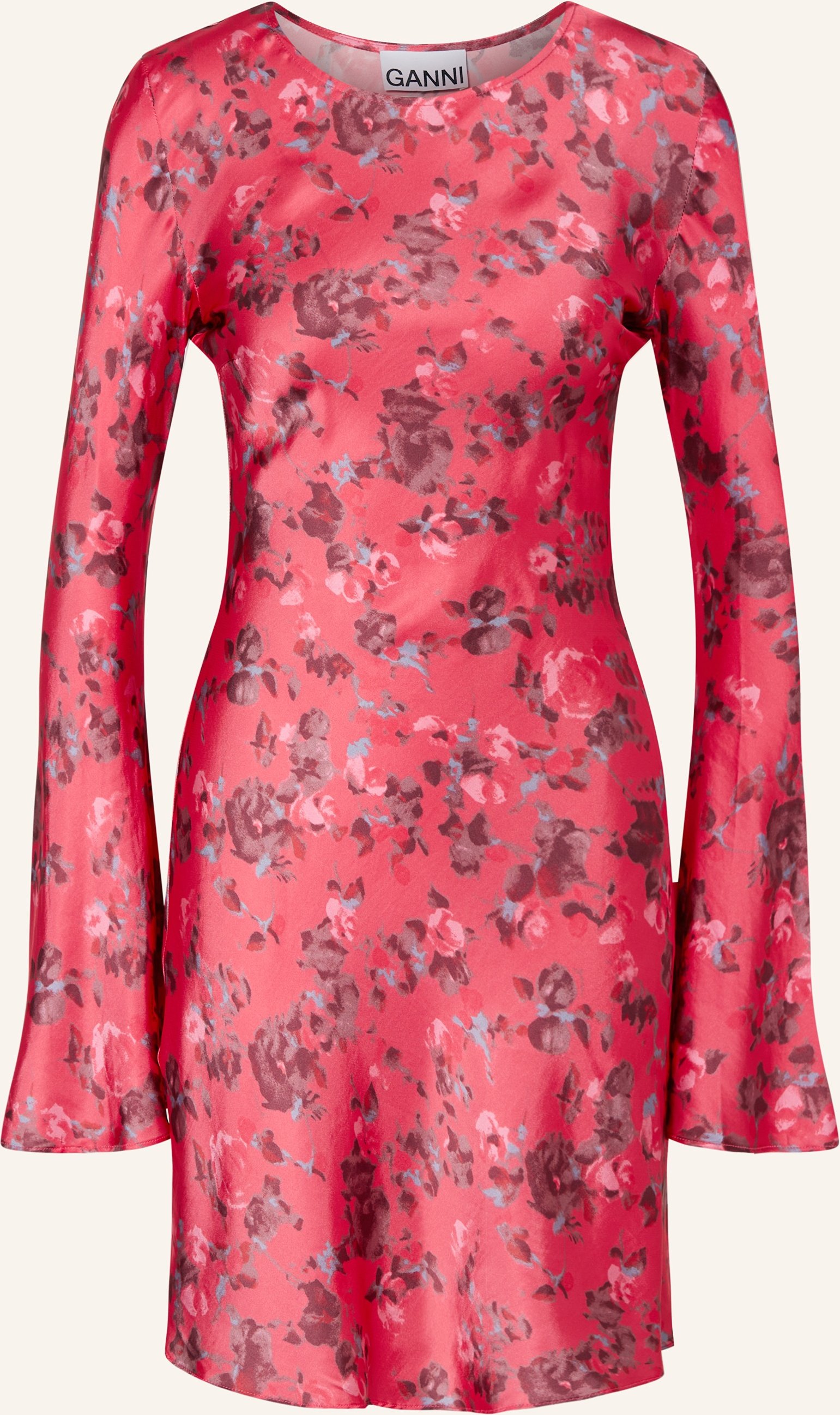 Thumbnail - Ganni Kleid rot