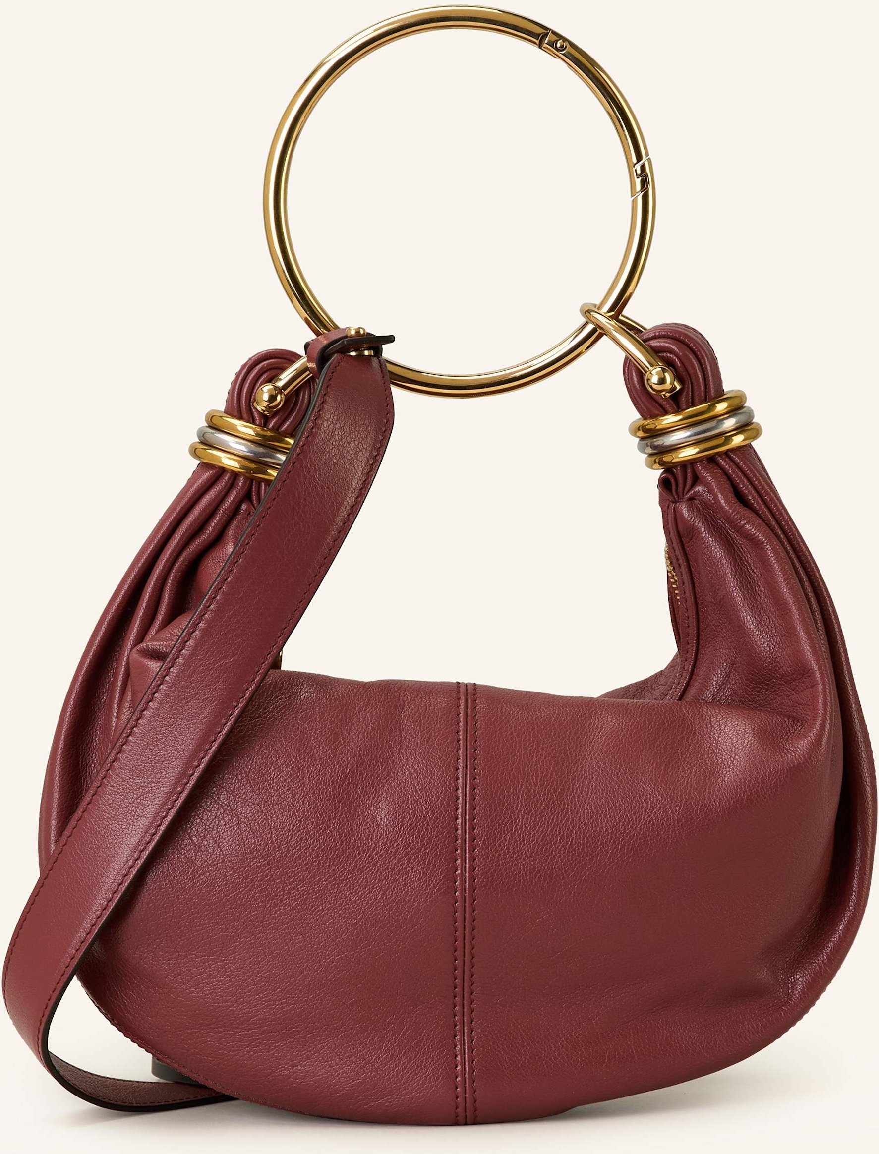 Chloé Beuteltasche Bracelet rot