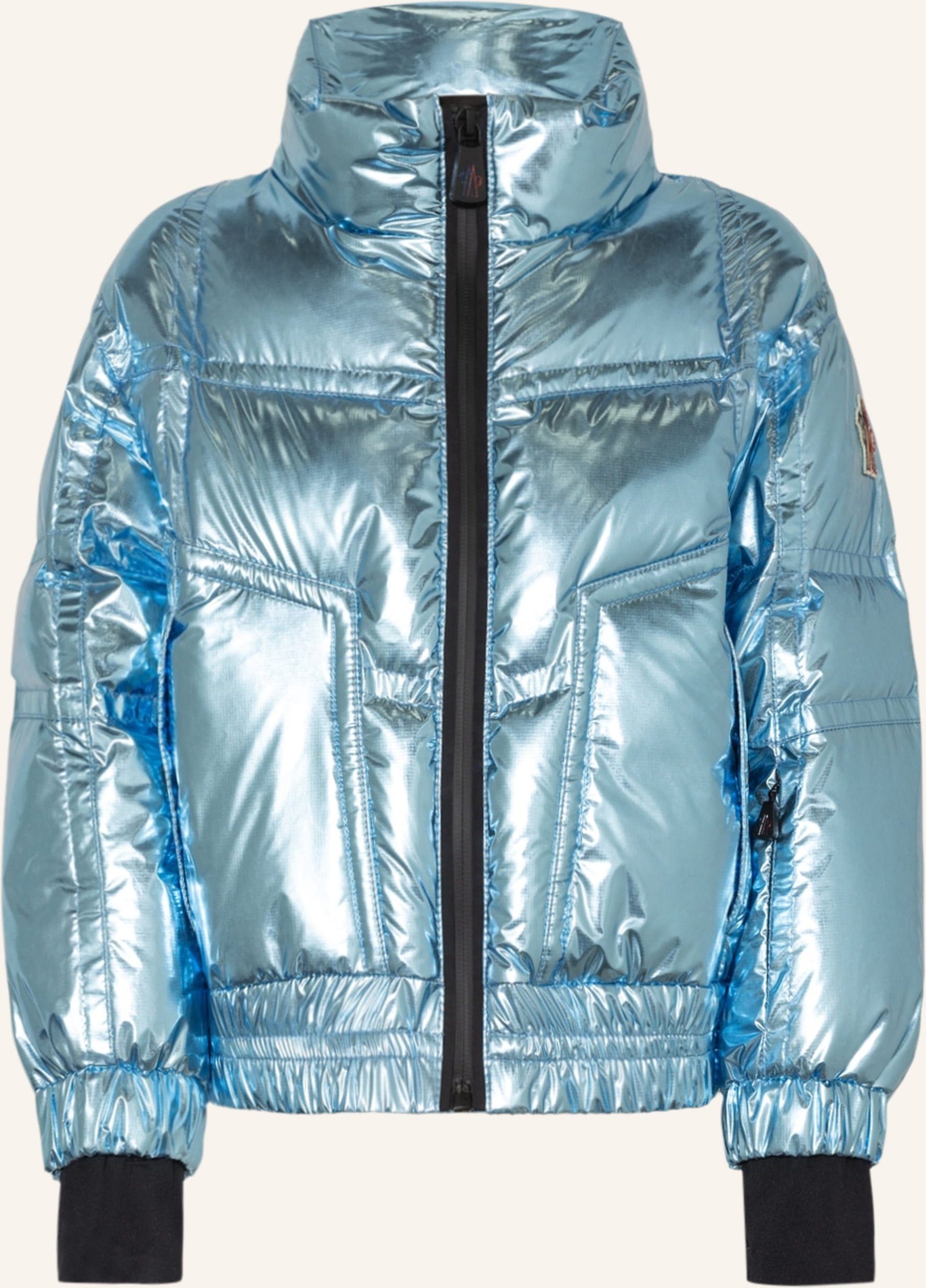Thumbnail - Moncler Enfant Daunen-Skijacke Nendaz blau