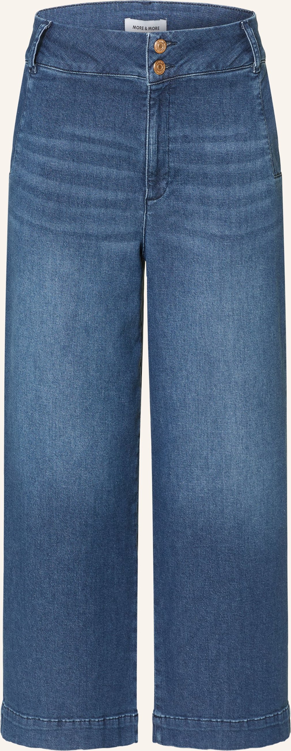 More & More Jeans-Culotte blau
