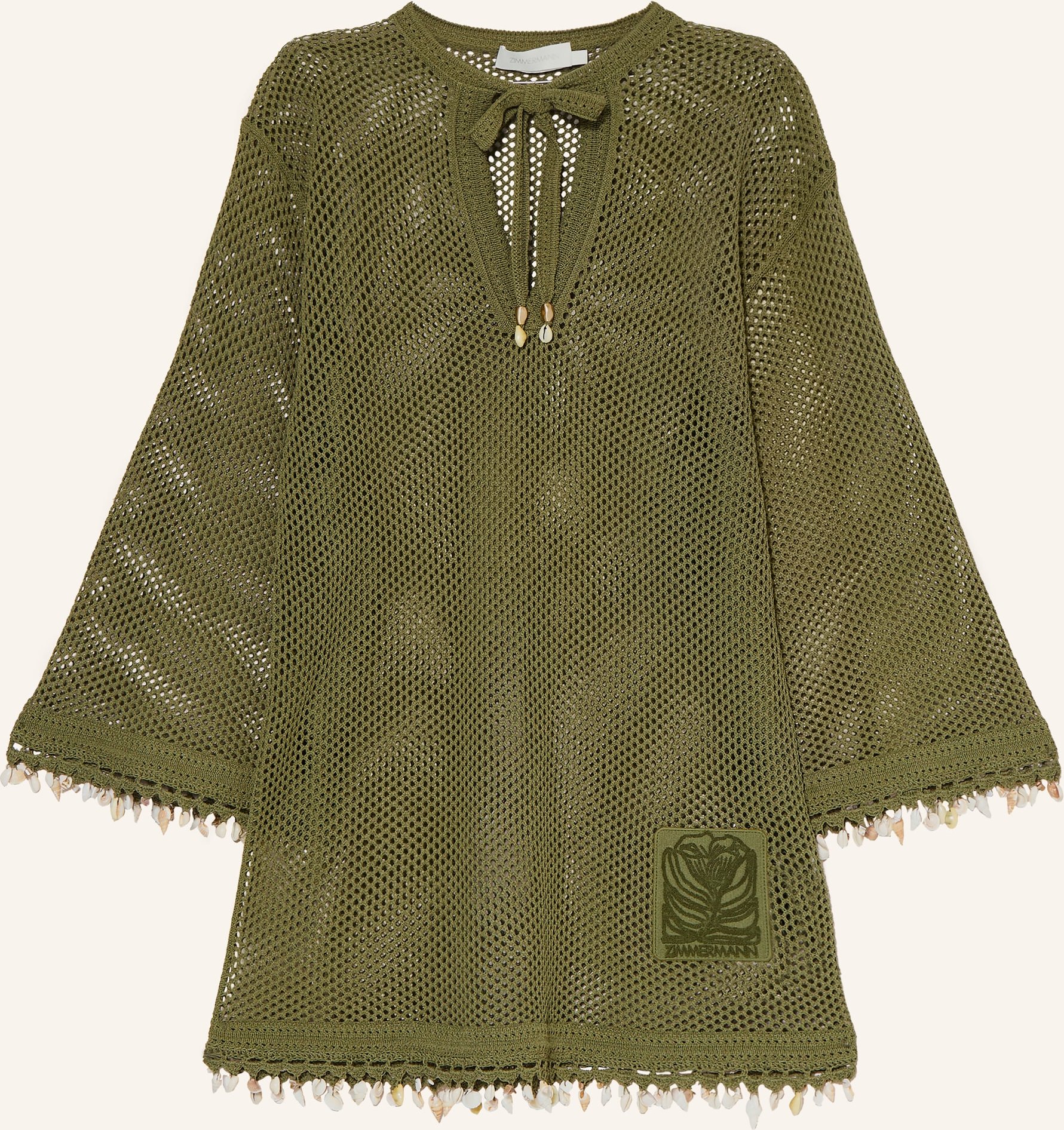 Zimmermann Strandkleid Wanderlust gruen