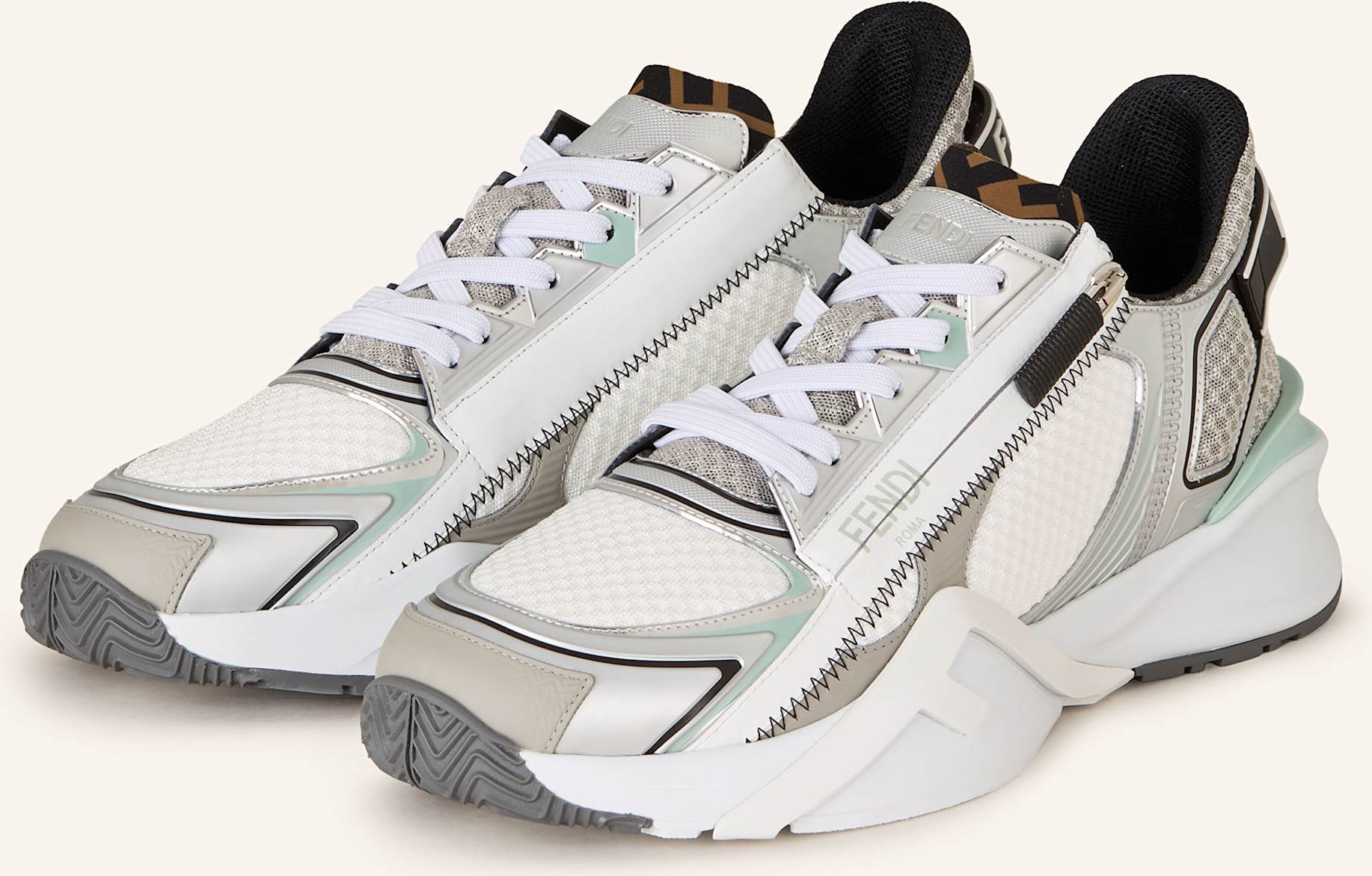 Fendi Sneaker Flow silber